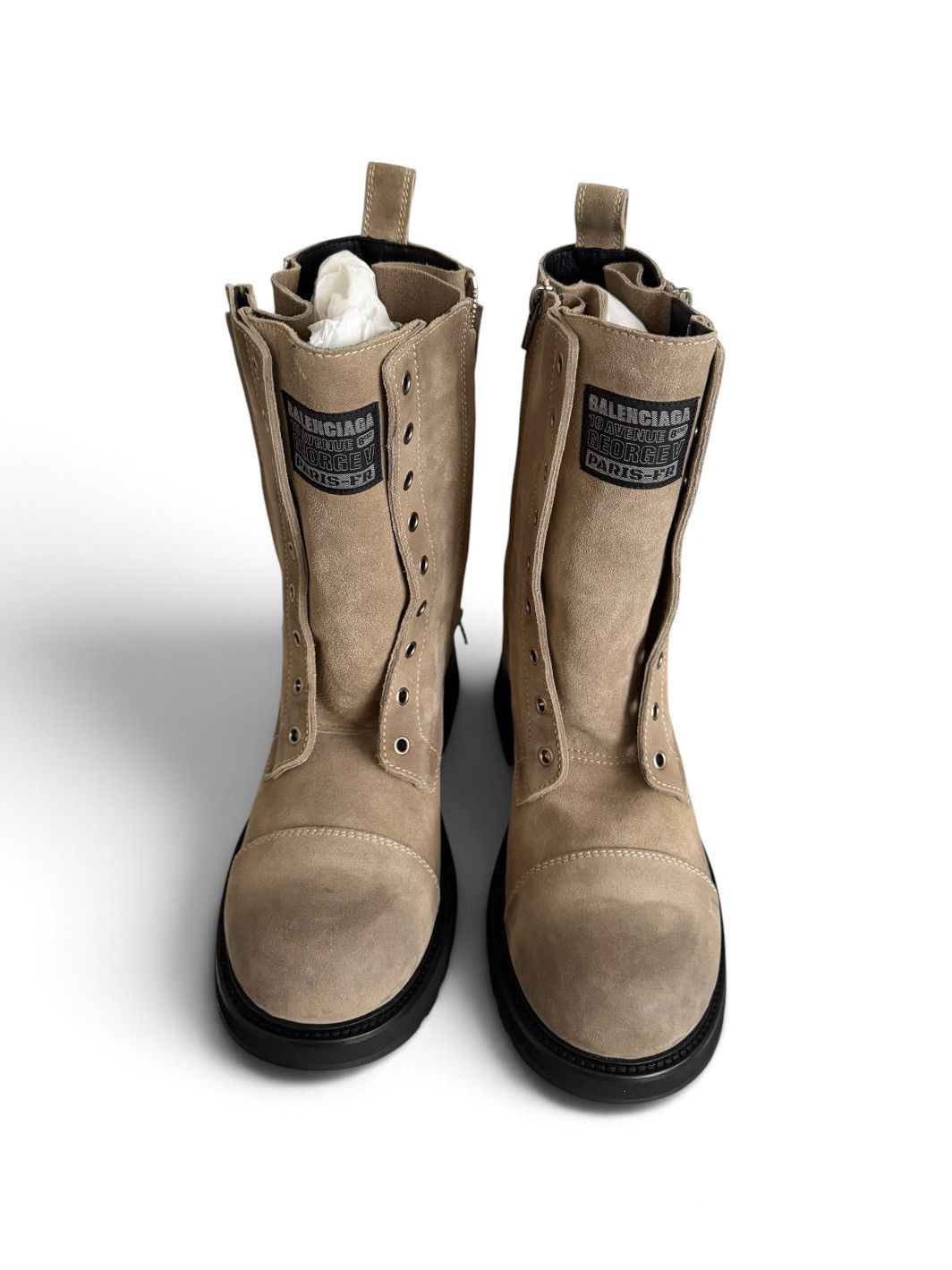 Balenciaga Balenciaga Truck Lace-Up Suede Boots Size US 8.5 / EU 41-42 - 6 Thumbnail