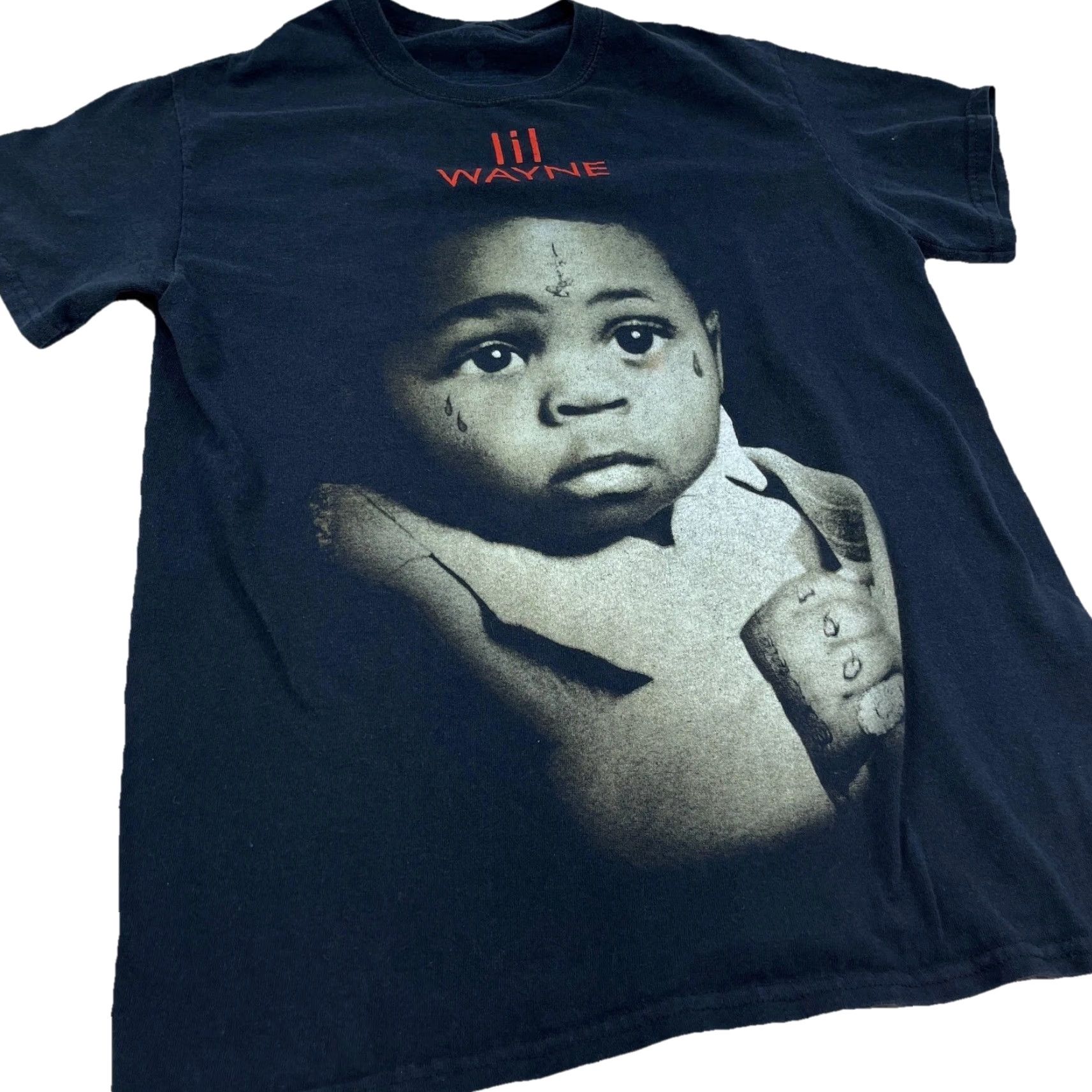 Vintage Lil Wayne Black Shirt Men Medium Graphic T-Shirt Rap Concert Tour Retro Size US M / EU 48-50 / 2 - 4 Thumbnail