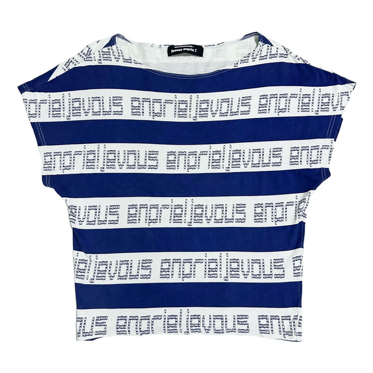 Issey Miyake × Japanese Brand × mercibeaucoup 1990s Mercibeaucoup - Overprint Top Size US M / EU 48-50 / 2 - 1 Thumbnail