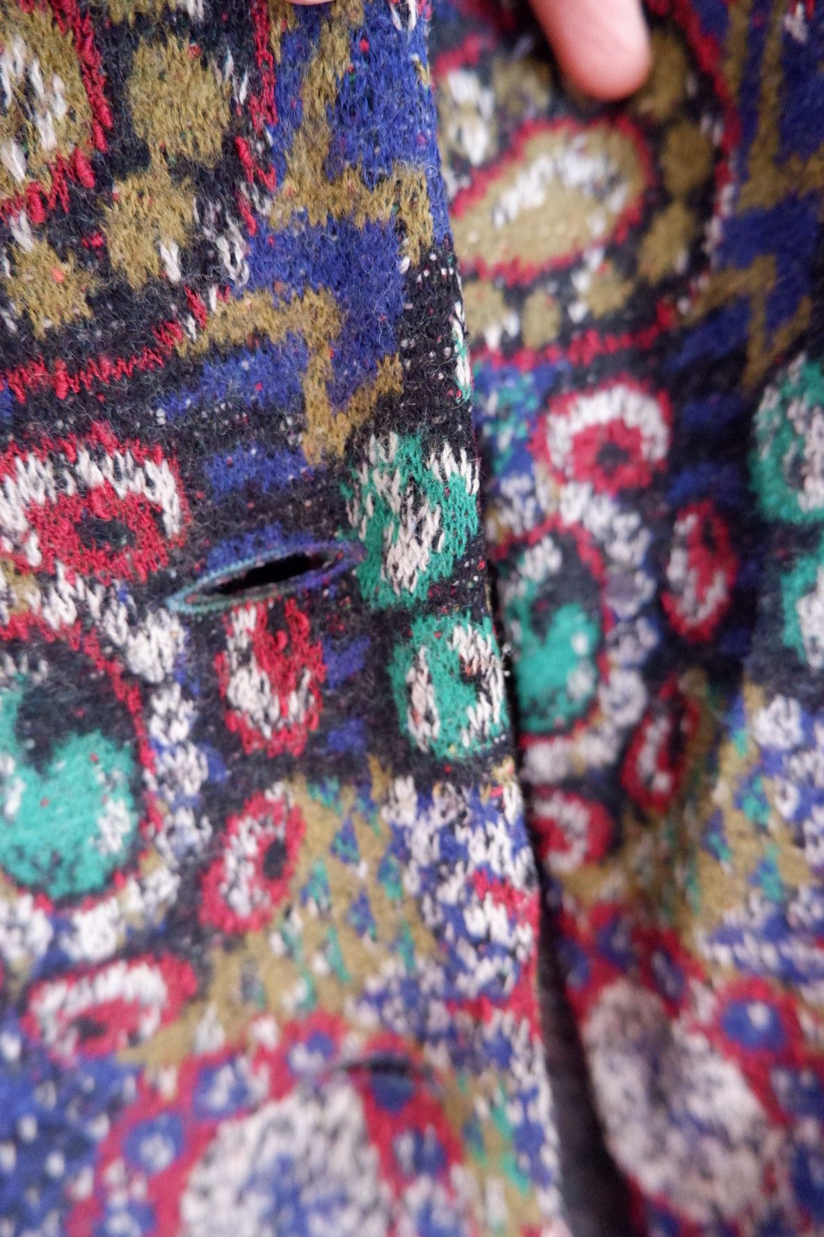 Missoni Vintage MISSONI Robe Wool Knit Coat Jacket Size M / US 6-8 / IT 42-44 - 6 Thumbnail