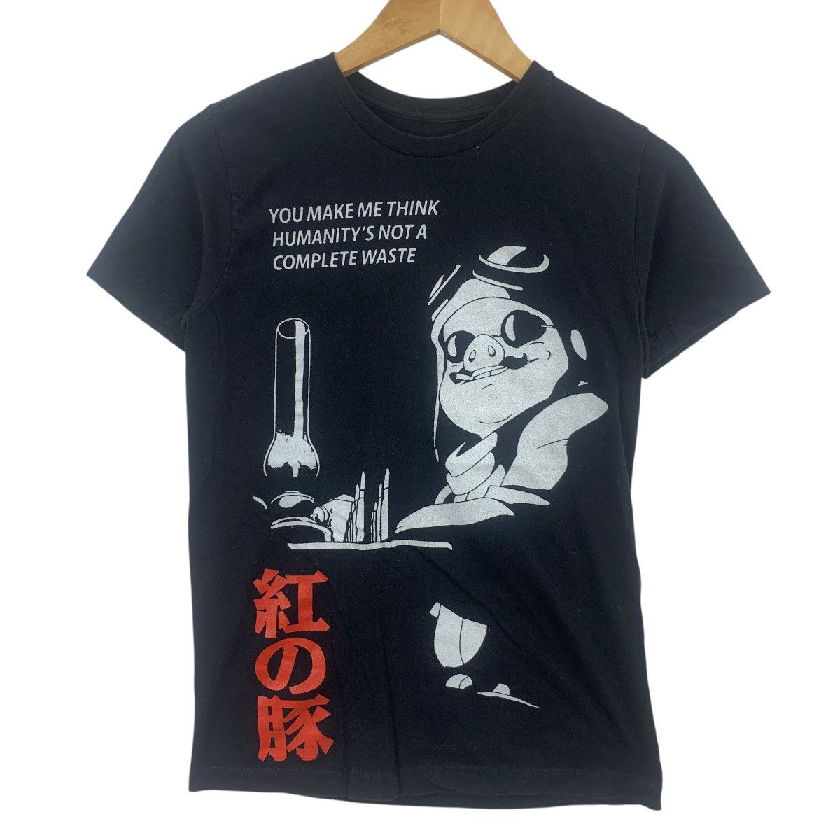 Anime PORCO ROSSO ANIME Studio Ghibli Hayao Miyazaki Tee Shirt Size XS / US 0-2 / IT 36-38 - 5 Thumbnail