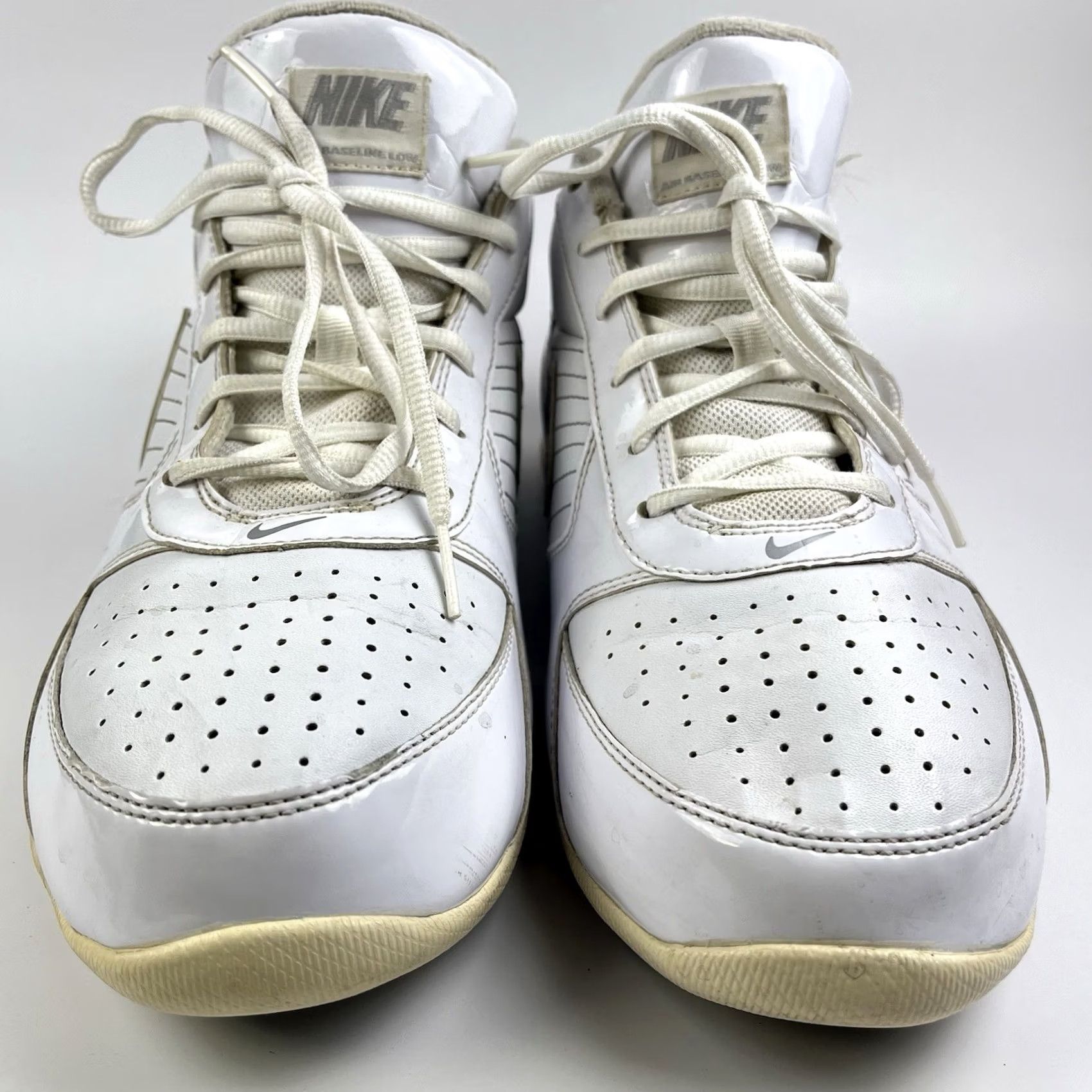 Nike Nike Air Baseline Low Mens Sneakers 11.5 White Silver 386240-111 Athletic Shoes Shoe Sneaker Men Size US 11 / EU 44 - 3 Thumbnail