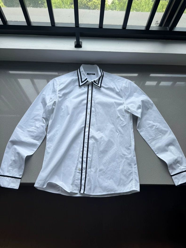 Balmain Balmain Court Shirt with Lost Tag, Unused Size US M / EU 48-50 / 2 - 1 Thumbnail