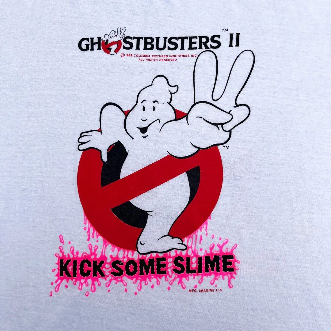 Vintage Ghostbusters 2 1989 80s Vintage Columbia Promo Movie T-Shirt Size US XL / EU 56 / 4 - 2 Thumbnail