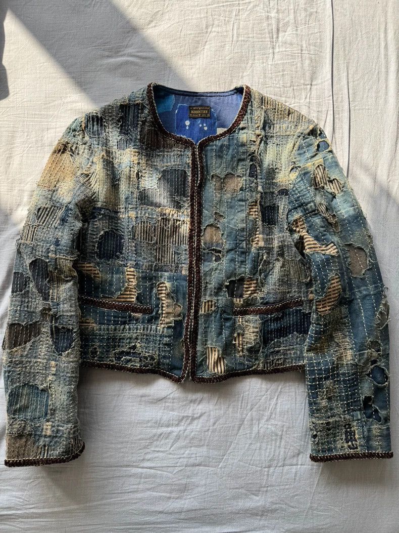 Kapital Kapital Boro erosion short jacket coat-2506 Size US L / EU 52-54 / 3 - 1 Thumbnail