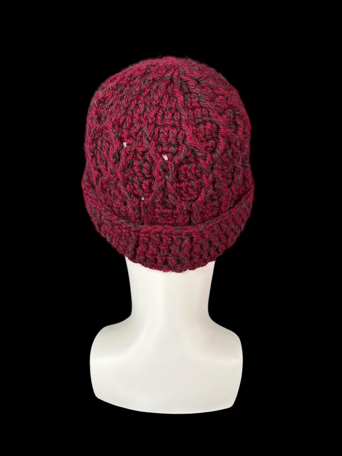 Japanese Brand × Kapital × Vintage Crochet Knitted handmade Beanie Hats Rare☠️☠️ Size ONE SIZE - 4 Thumbnail