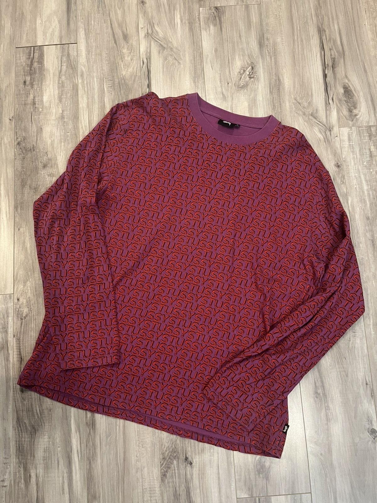 Stussy Stussy all over print longsleeve Size US XL / EU 56 / 4 - 1 Thumbnail