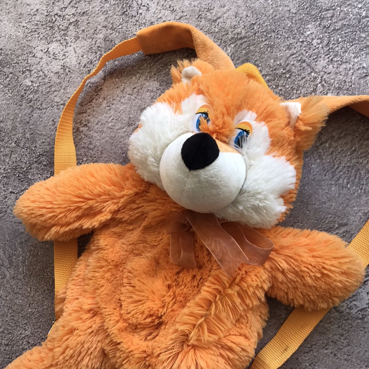 Vintage Vintage Y2K Fox Plush Backpack Baggy Streetwear Toy Faded OS Size ONE SIZE - 4 Thumbnail