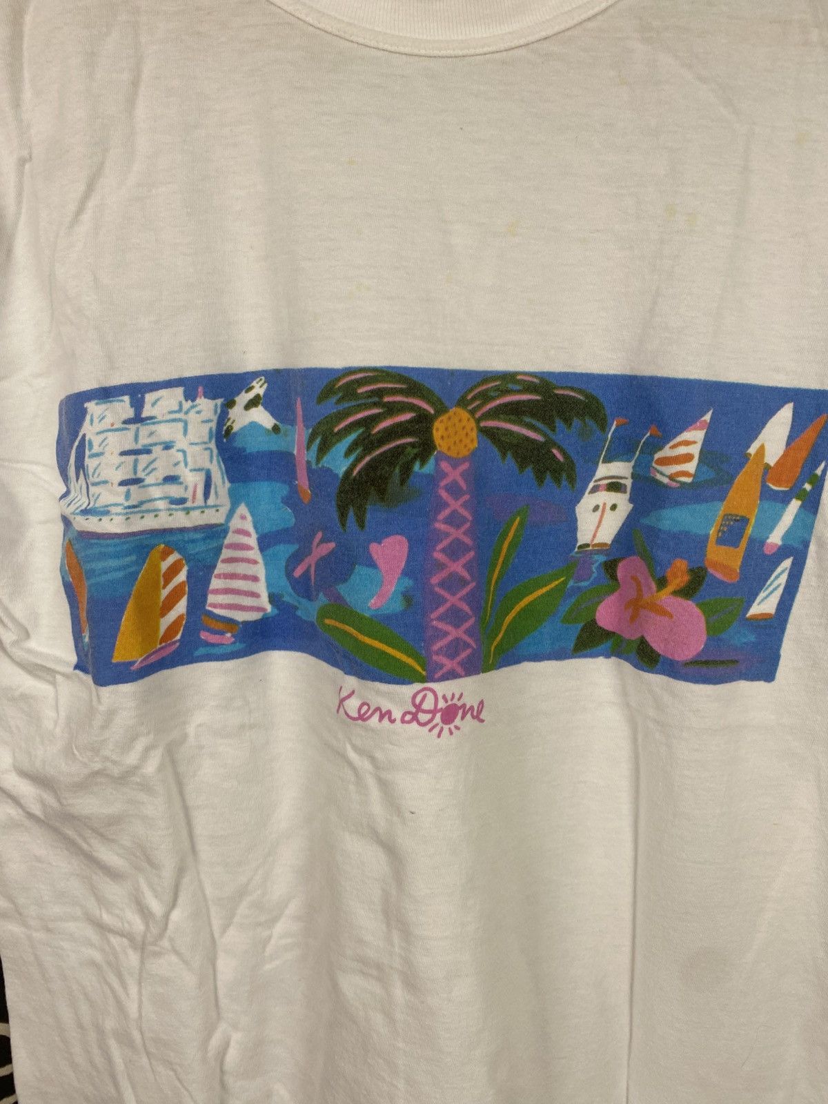 Vintage VINTAGE Ken Done x Sumitomo Summer Art T-Shirt Size US S / EU 44-46 / 1 - 4 Thumbnail
