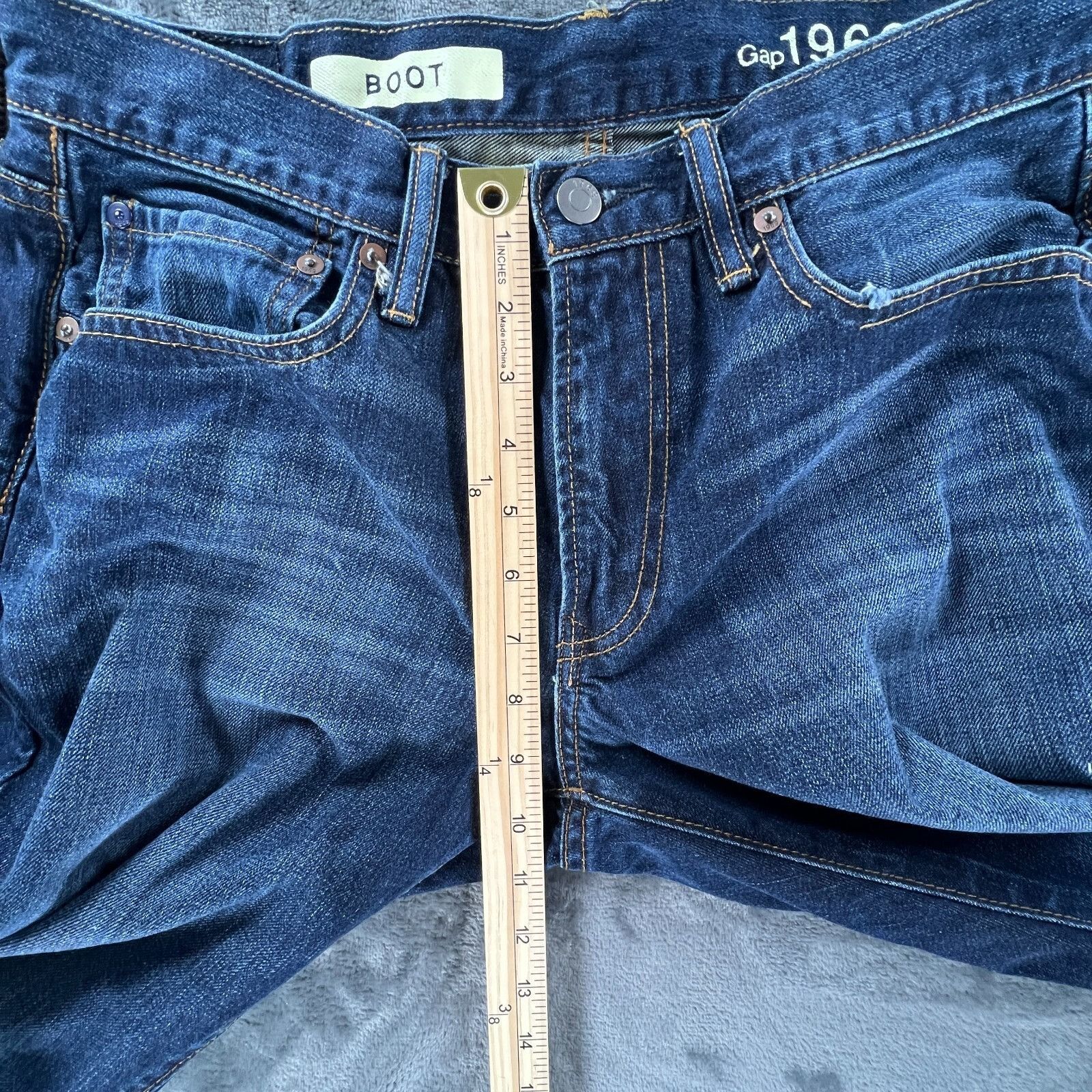 Gap Gap 1969 Jeans Men 32 x 32 Boot Cut Blue Denim Classic Vinta Size US 32 / EU 48 - 8 Thumbnail