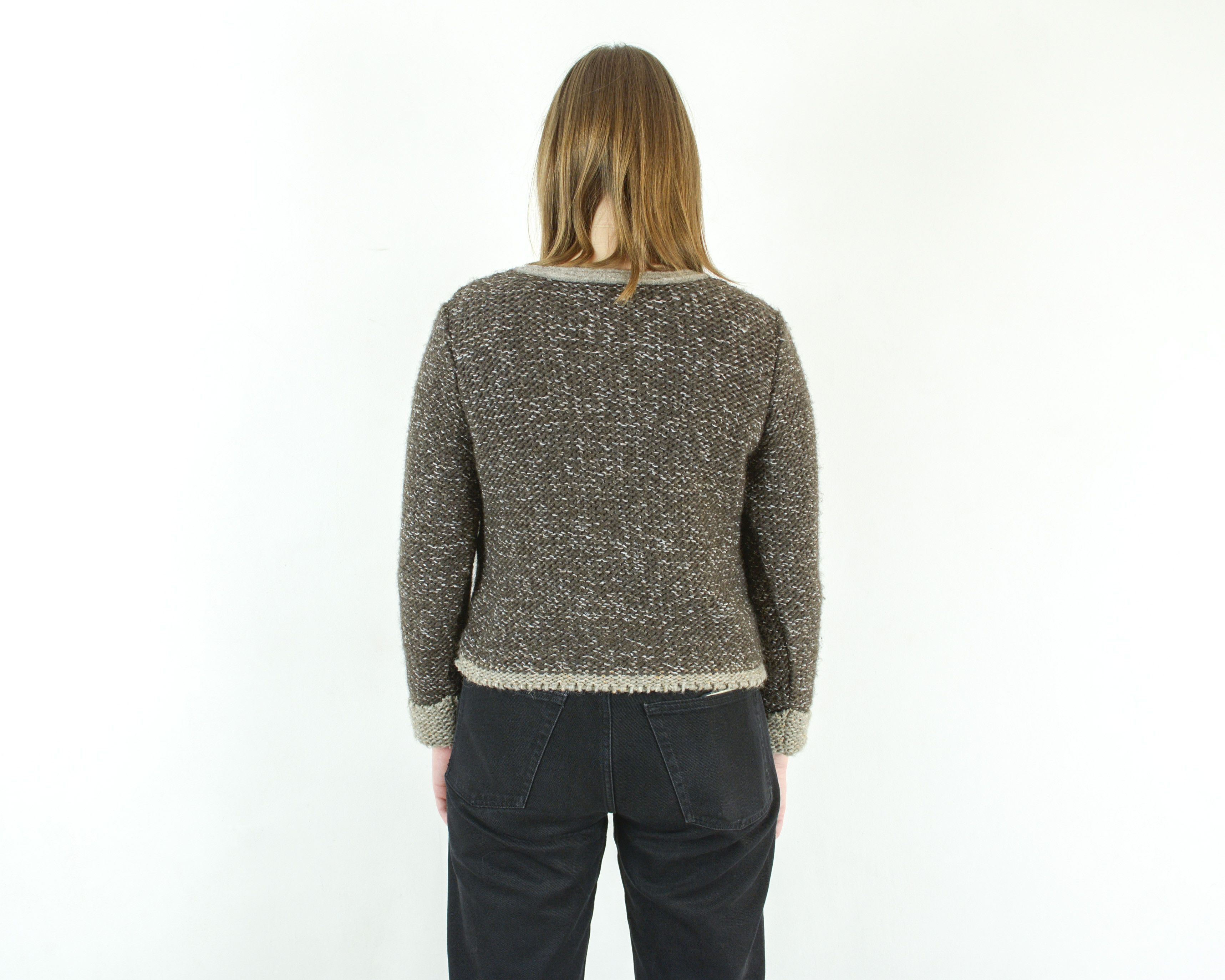 Vintage Gottstein Wool Alpaca Sweater Knitted Pullover Jumper Knit Size M / US 6-8 / IT 42-44 - 4 Thumbnail
