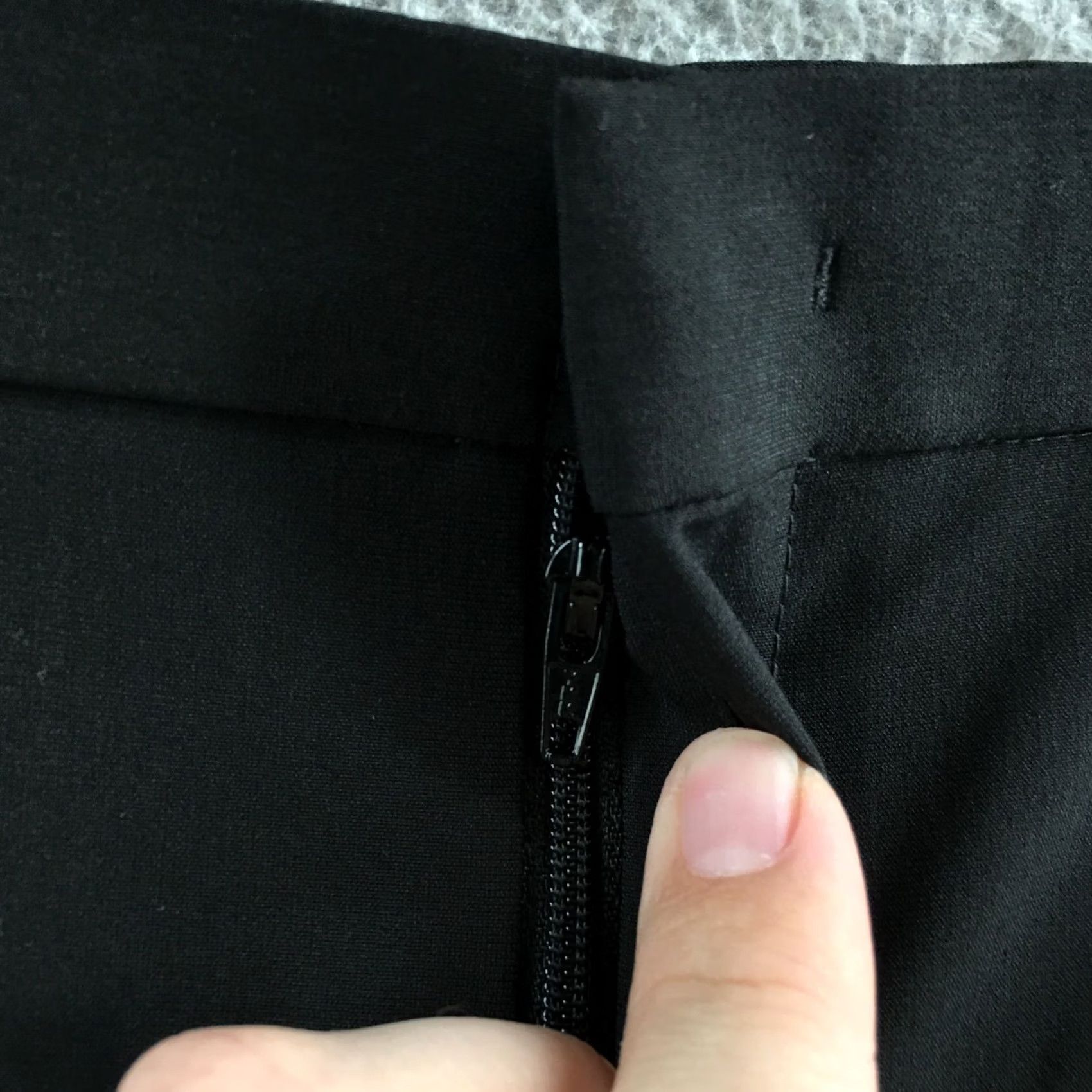 Kenneth Cole Kenneth Cole Reaction Dress Pants Womens 16R (30x27.5) Black Techni-Cole Size 38" / US 16 / IT 52 - 5 Thumbnail