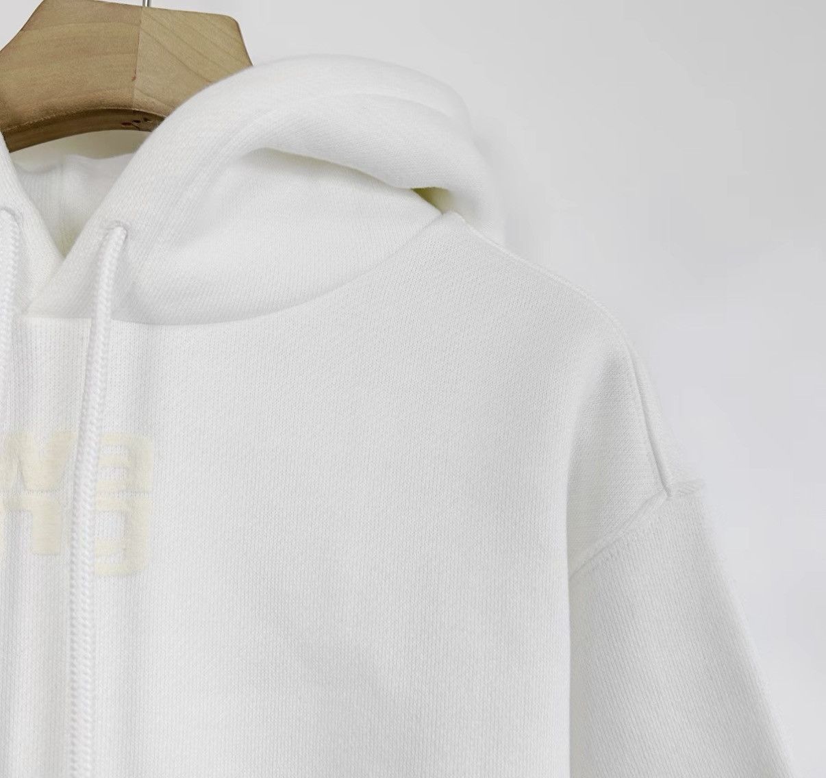Alexander Wang Alexander Wang White Chest Foam Logo Hoodie K12 Size S / US 4 / IT 40 - 5 Thumbnail