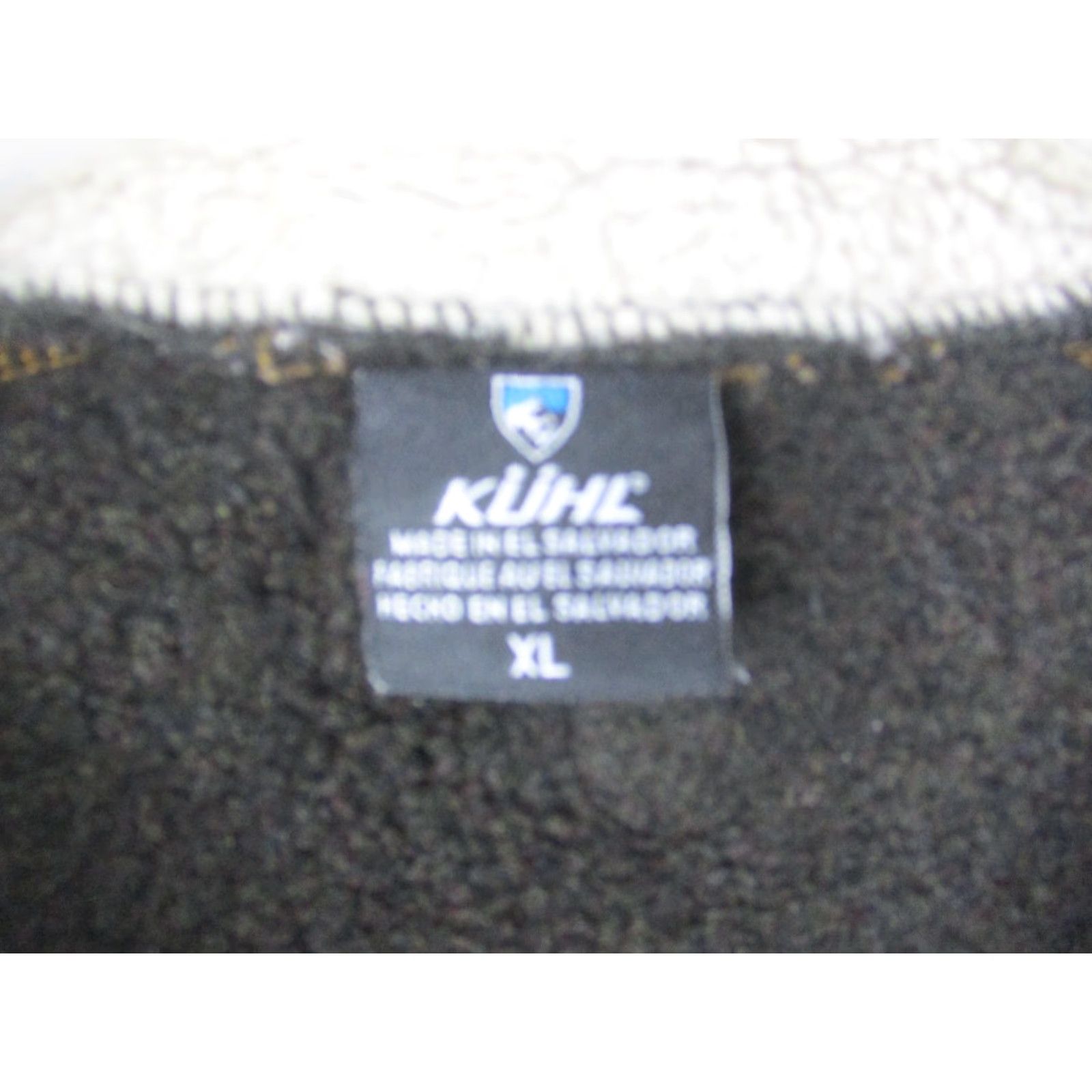 Vintage Kuhl Sweater Mens XL Brown 1/4 Zip Mock Neck Knit Pullover Hiking Size US XL / EU 56 / 4 - 4 Thumbnail
