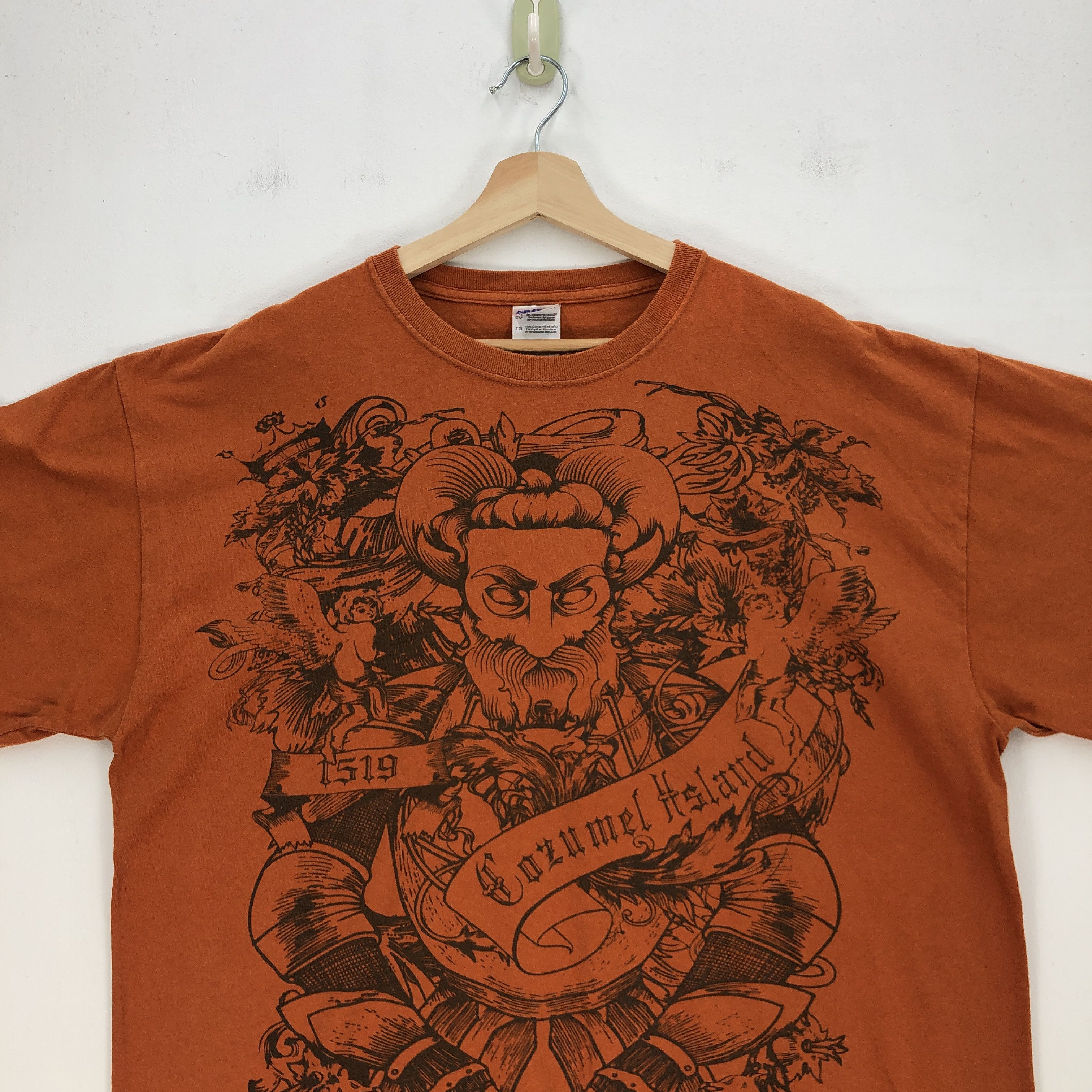 Vintage Vintage Gozumen Island T Shirt Gozumen Tees Size US XL / EU 56 / 4 - 2 Thumbnail