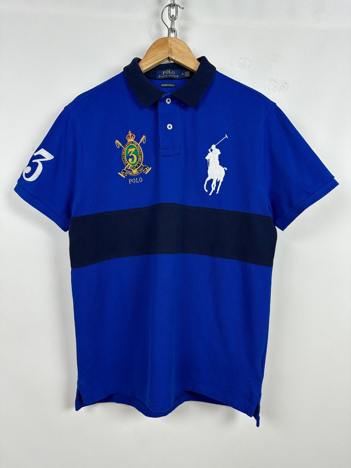 Vintage Polo Ralph Lauren #3 Blue Y2K Chief Keef