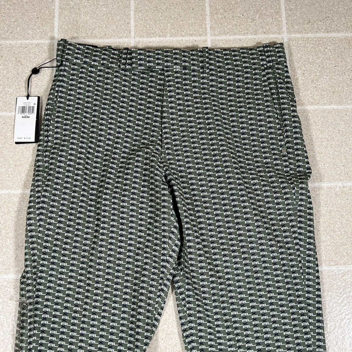 RLX Ralph Lauren RLX Ralph Lauren All-Over Print Golf Pants 34x34 Green NWT Size US 34 / EU 50 - 2 Thumbnail