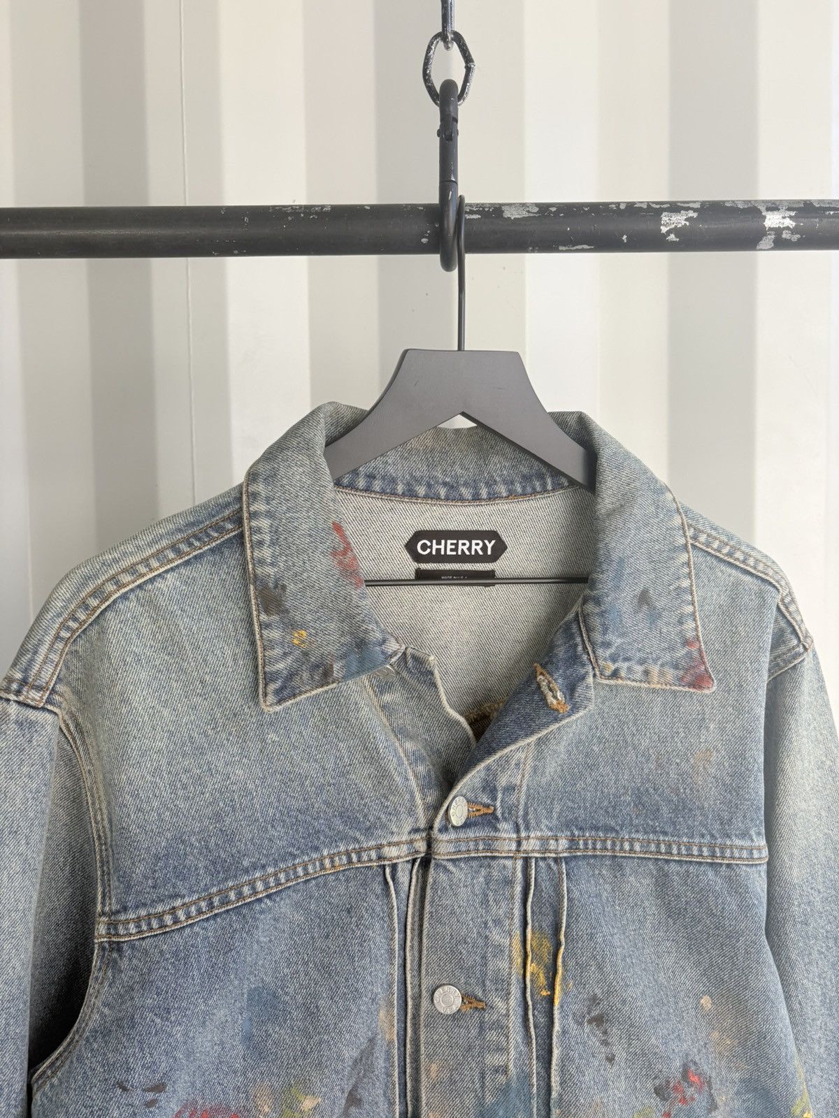 Cherry LA Cherry LA Painter Denim Jacket Grunge Thrashed Distressed Size US L / EU 52-54 / 3 - 2 Thumbnail