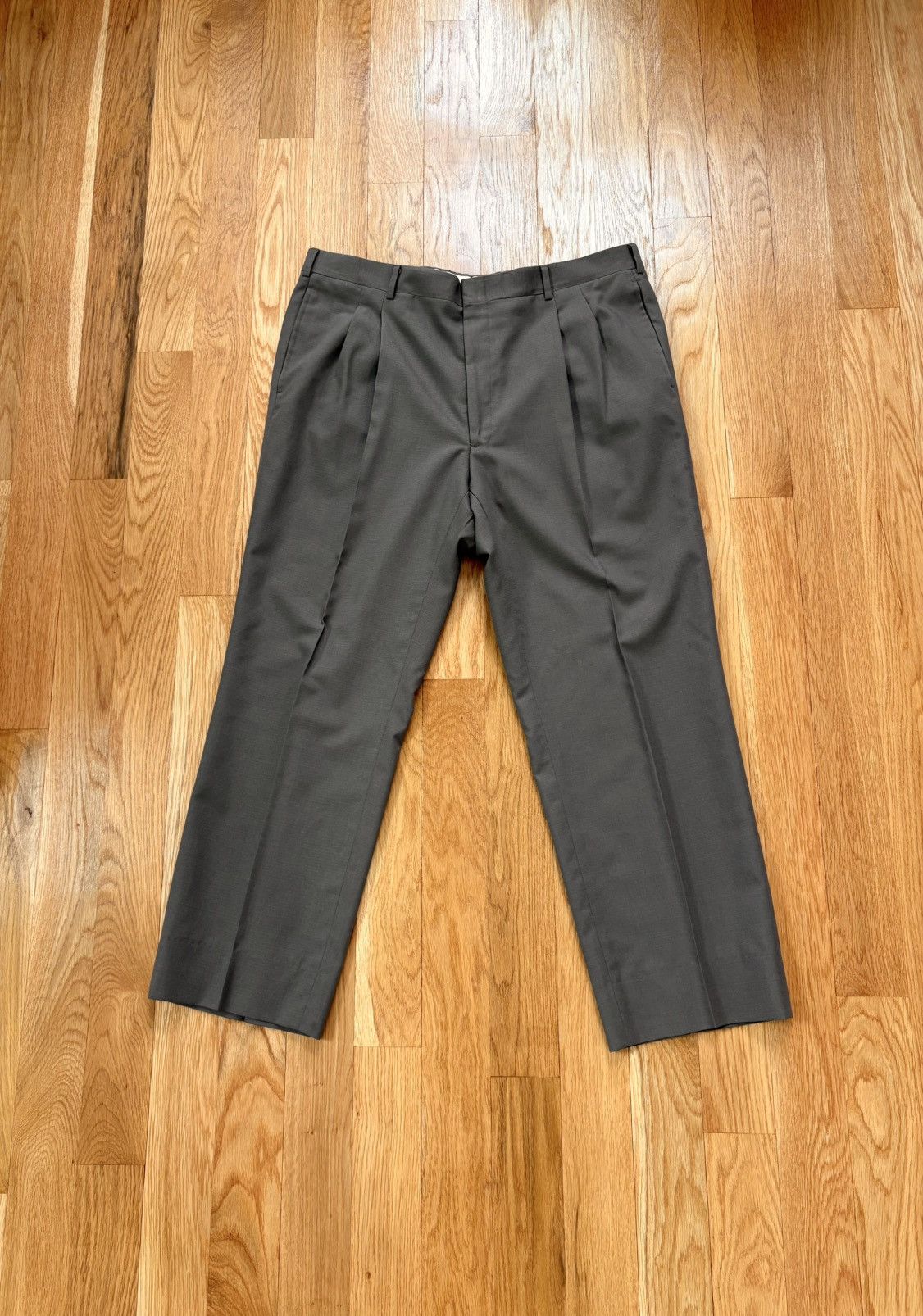 Stafford Stafford Executive Vintage 80s Made In USA Suit 46R 40X30 Size 46R - 5 Thumbnail
