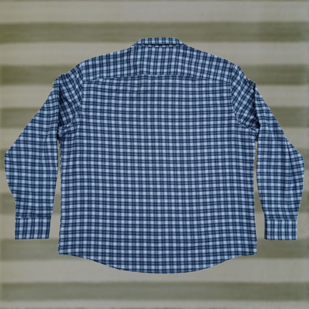 UNTUCKit UNTUCKit Dhais Button-Up Shirt Regular Fit 3XL Blue Plaid Long Sleeve Collared Button-Up Shirt Men Size US XXL / EU 58 / 5 - 1 Thumbnail