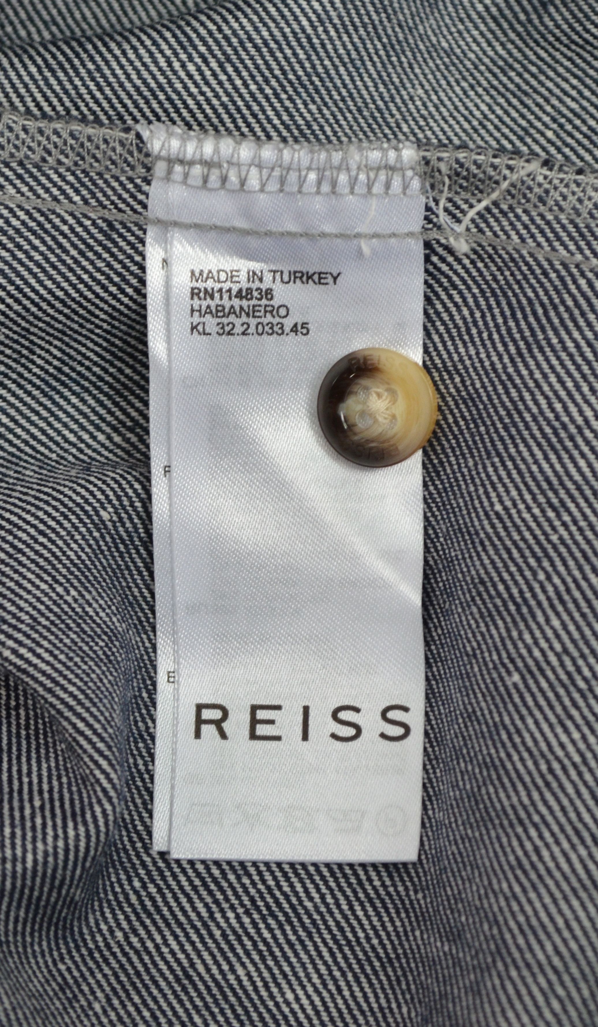 Designer × Reiss Reiss Habanero Chambray Twin Pocket Overshirt Inigo Size L Size US L / EU 52-54 / 3 - 10 Thumbnail