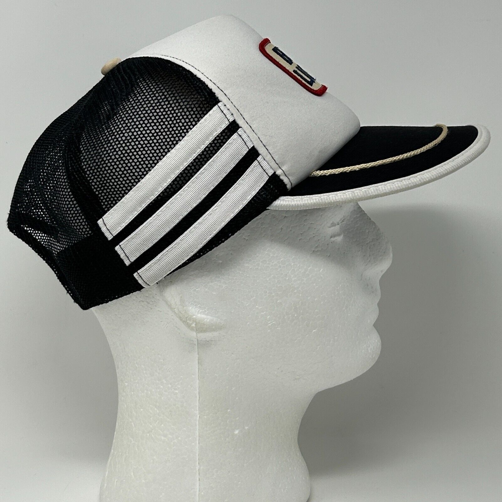 Vintage Vintage Bud Light 3 Stripe Trucker Hat Baseball Cap White Size ONE SIZE - 10 Thumbnail