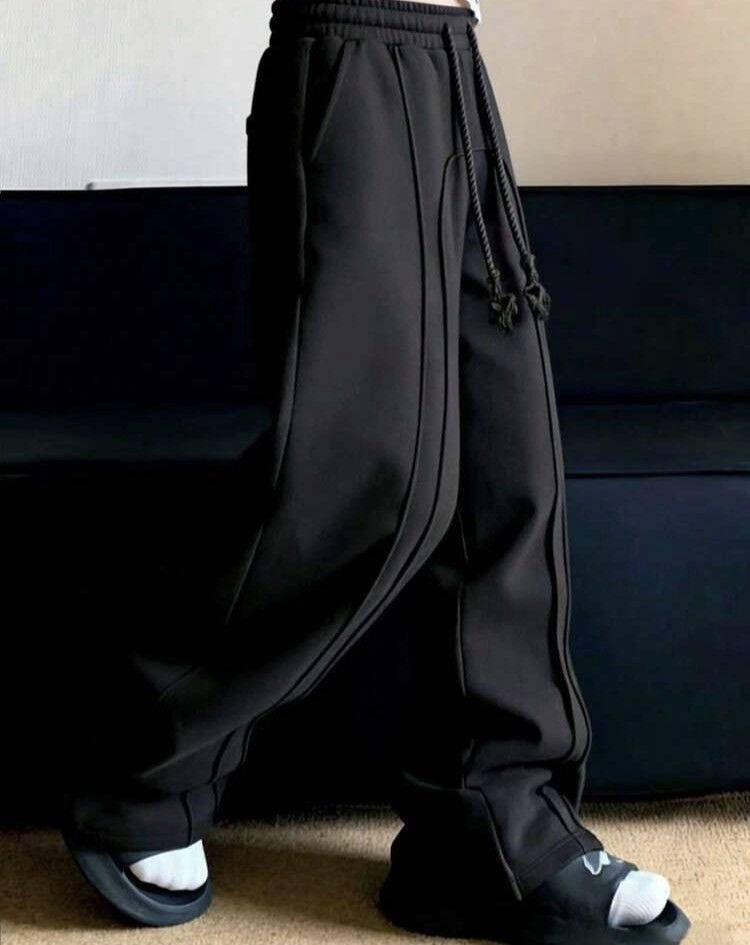 Japanese Brand Elastic Baggy Sweatpant Size US 29 - 3 Thumbnail