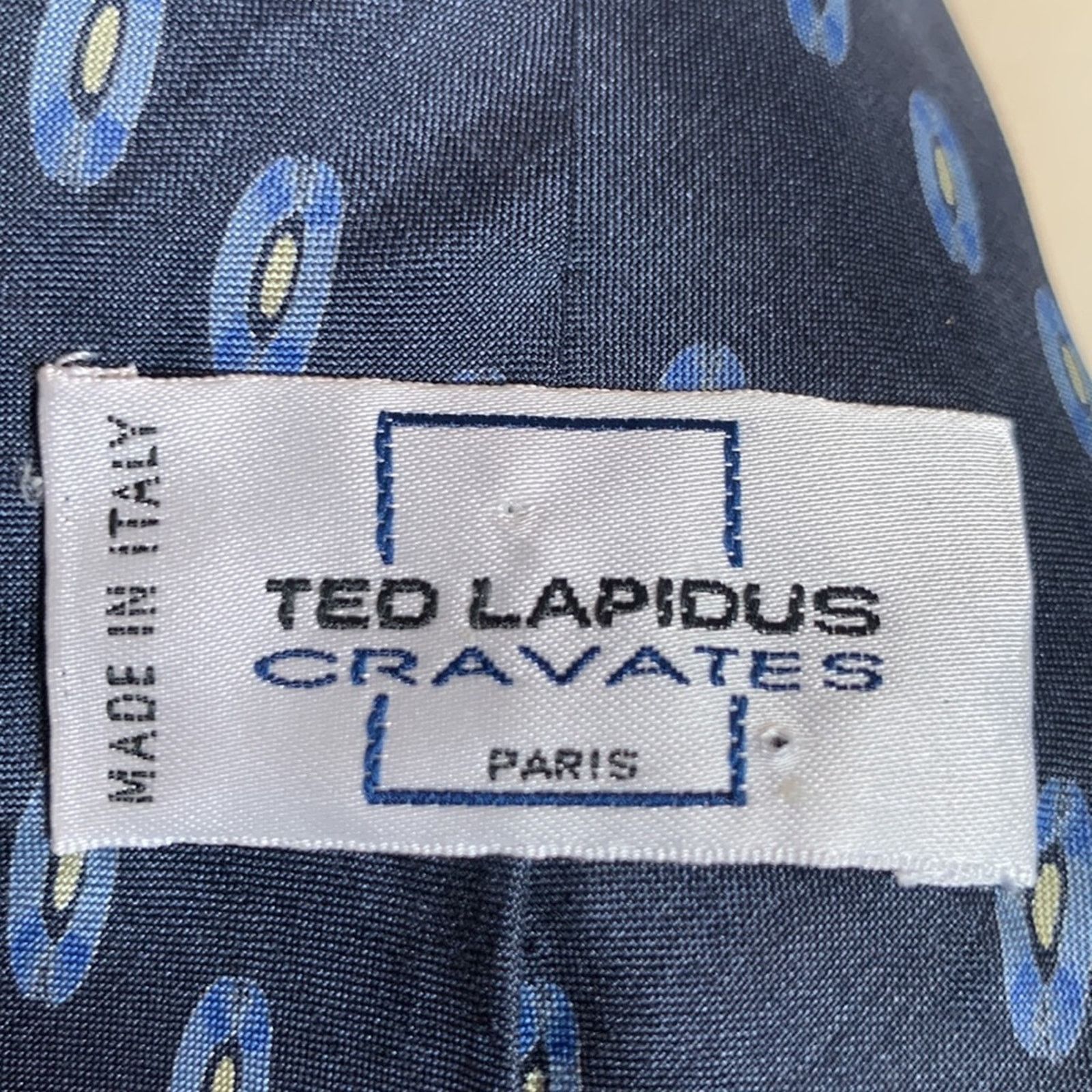TED LAPIDUS Ted Lapidus Paris Cravatte abstract modernist 100% silk tie Size ONE SIZE - 8 Thumbnail
