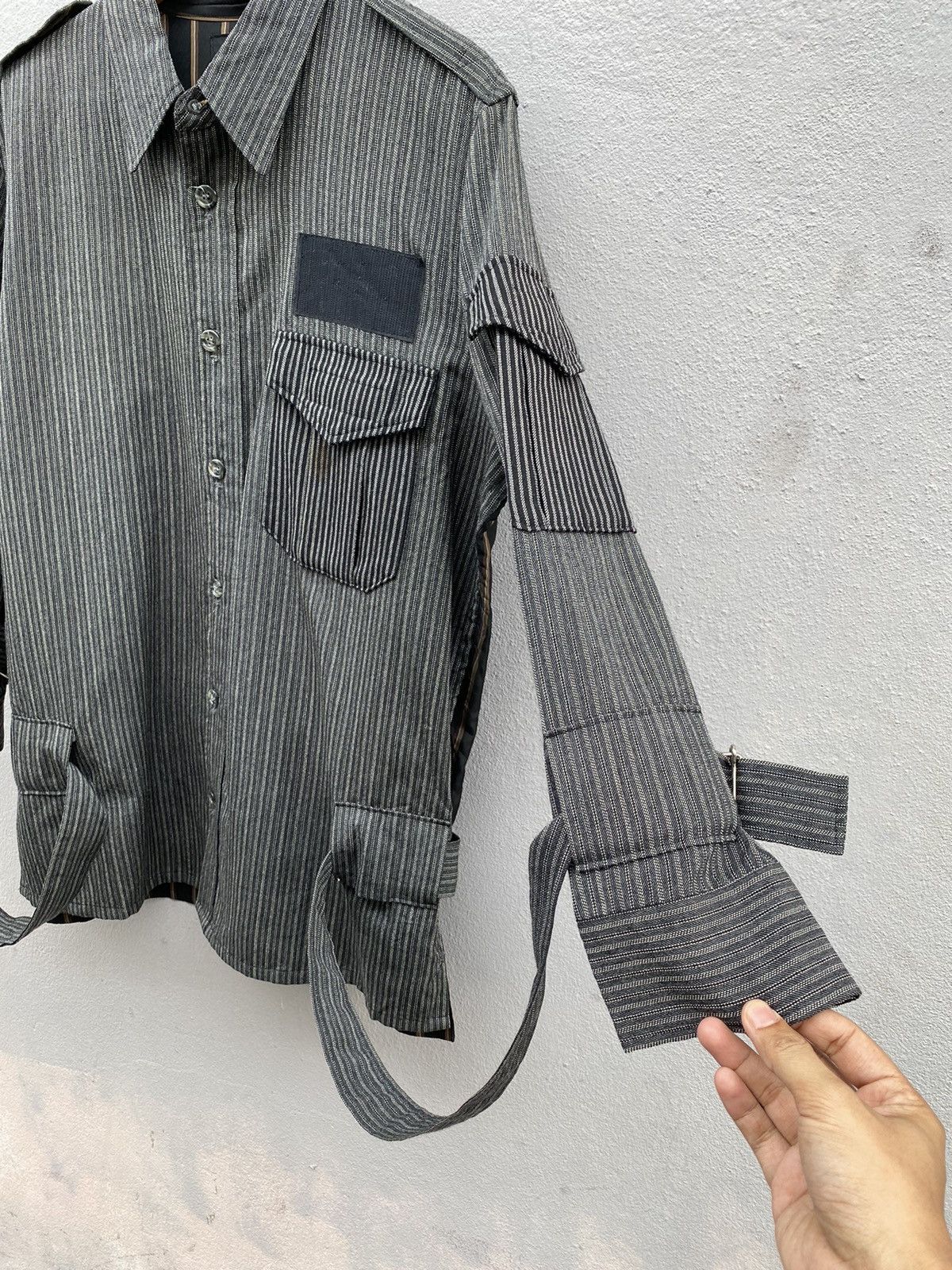 Japanese Brand × Seditionaries × Vintage Vintage 90s MILKBOY Bondage Hybrid Seditionaries/Punk Shirt Size US M / EU 48-50 / 2 - 17 Thumbnail