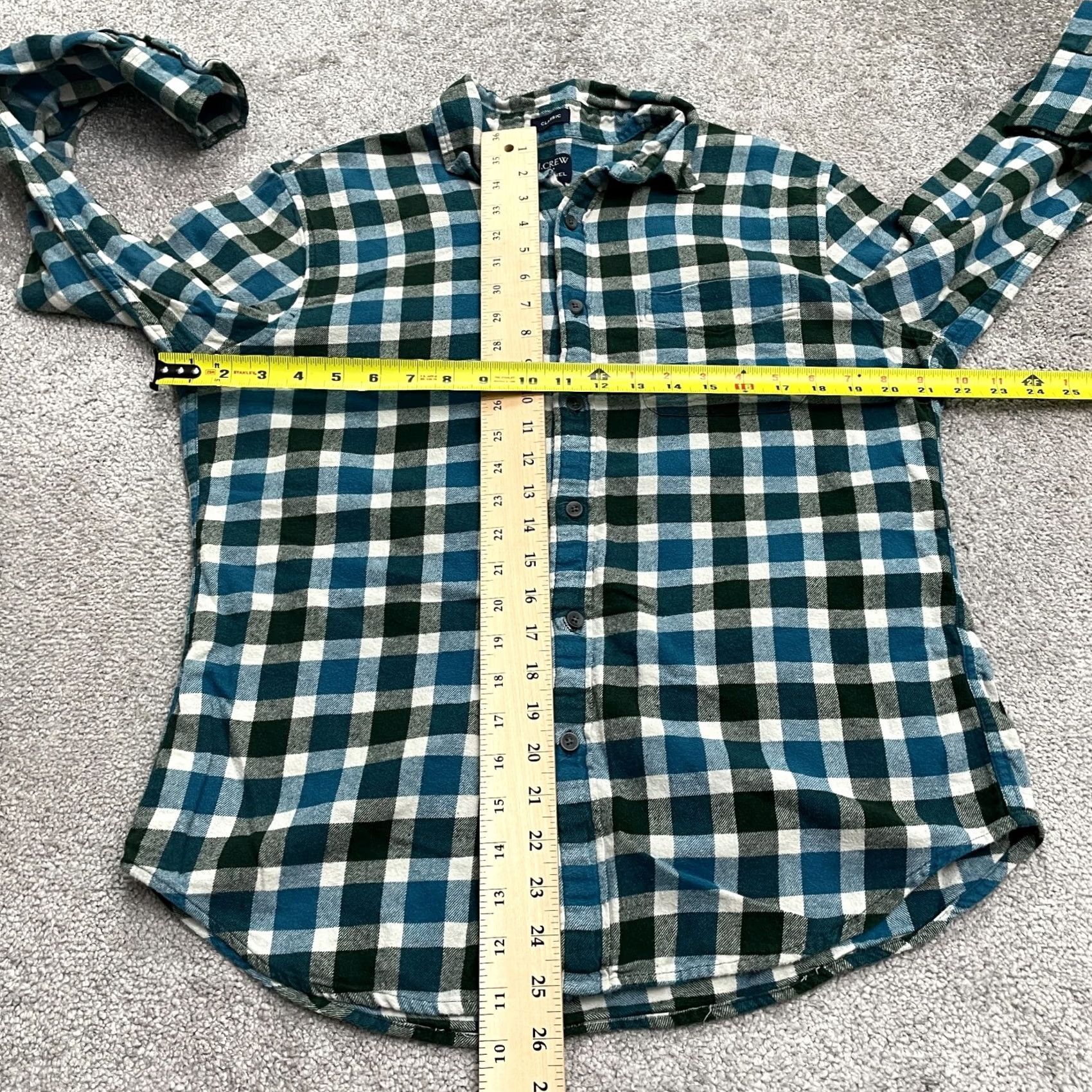 J.Crew J. Crew Classic Flannel Plaid Button Down Long Sleeve Shirt Mens Medium Multi Size US M / EU 48-50 / 2 - 7 Thumbnail