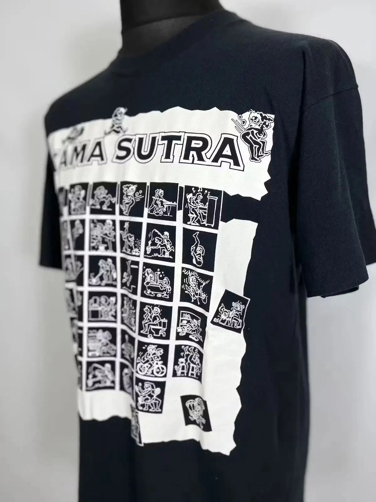 Band Tees × Vintage Vintage 90’s Kamasutra merchendise T-shirt single stitch Size US L / EU 52-54 / 3 - 3 Thumbnail