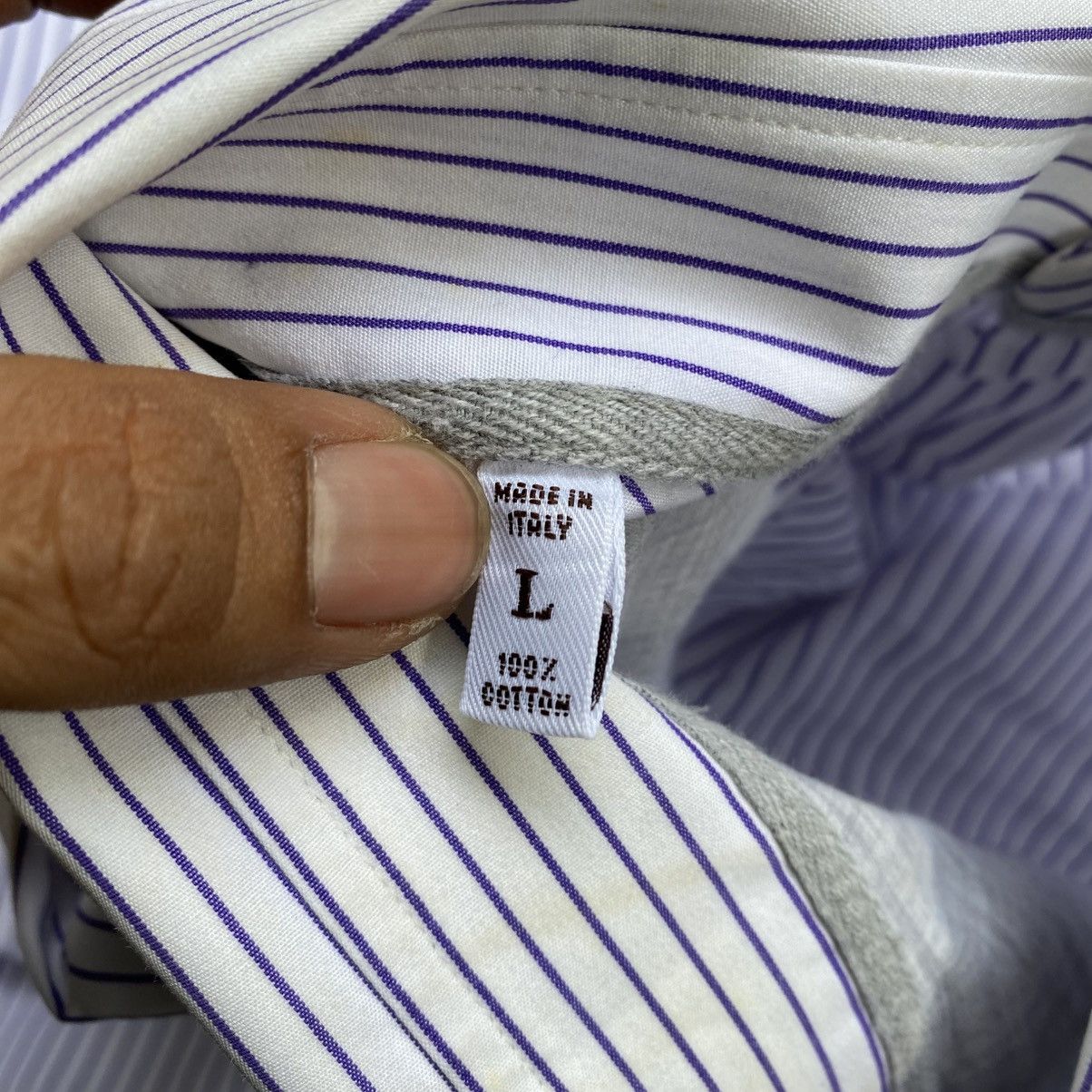 Brunello Cucinelli Brunello Cucinelli Stripe Button Ups Shirt Size US L / EU 52-54 / 3 - 7 Thumbnail