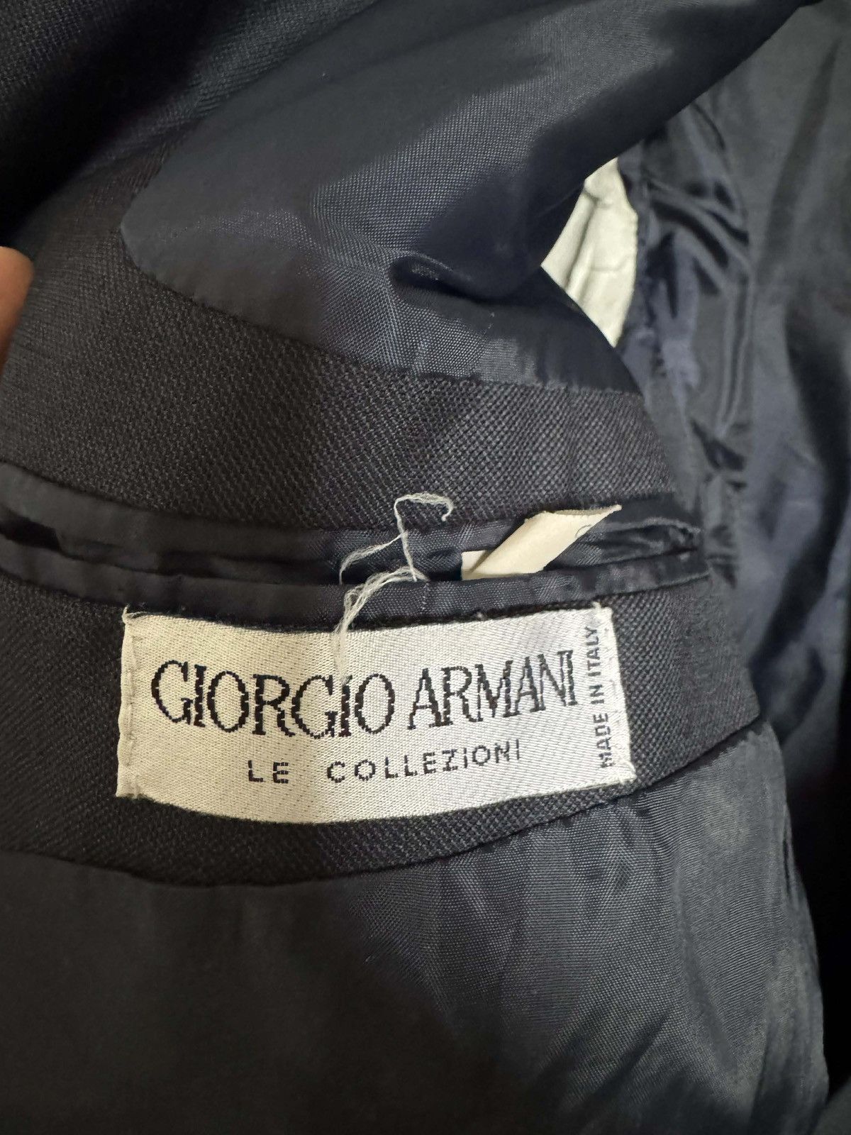 Giorgio Armani Giorgio Armani Le collezioni navy blazer italian tailoring Size 52R - 3 Thumbnail