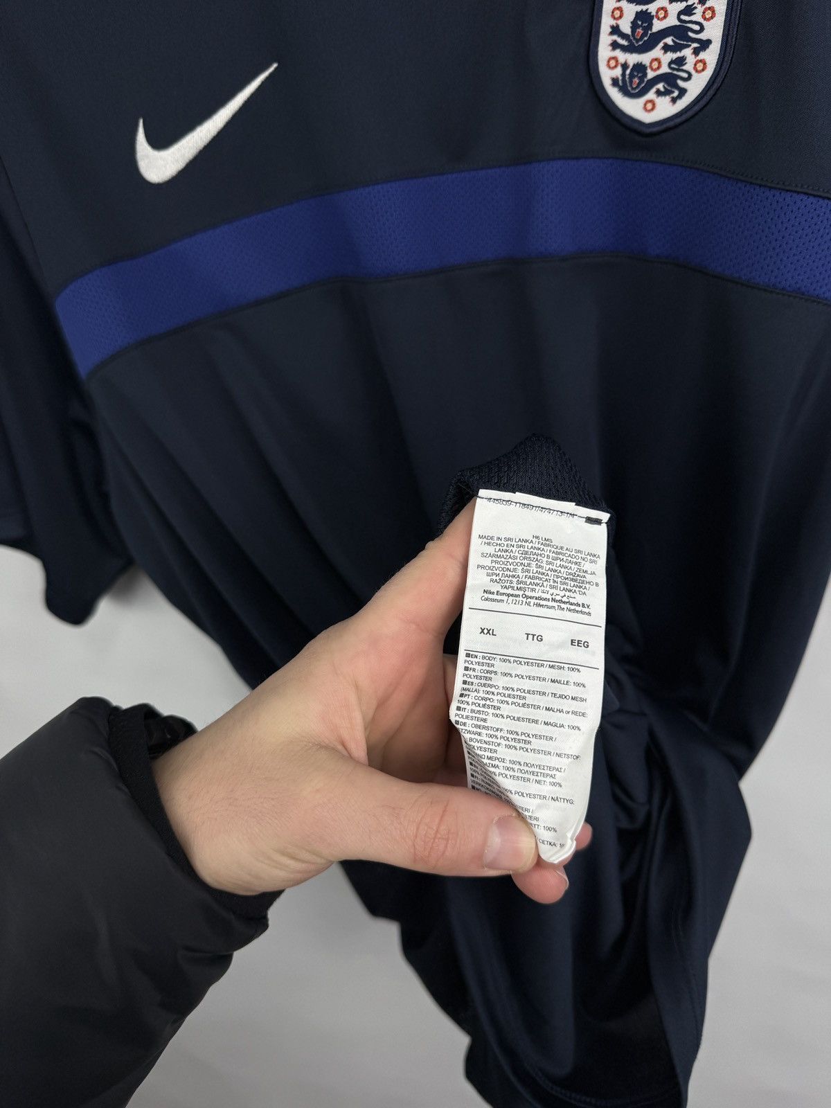 Nike 🏴󠁧󠁢󠁥󠁮󠁧󠁿 2016 Nike England The FA Soccer Training Jersey T-Shirt Size US XXL / EU 58 / 5 - 7 Thumbnail
