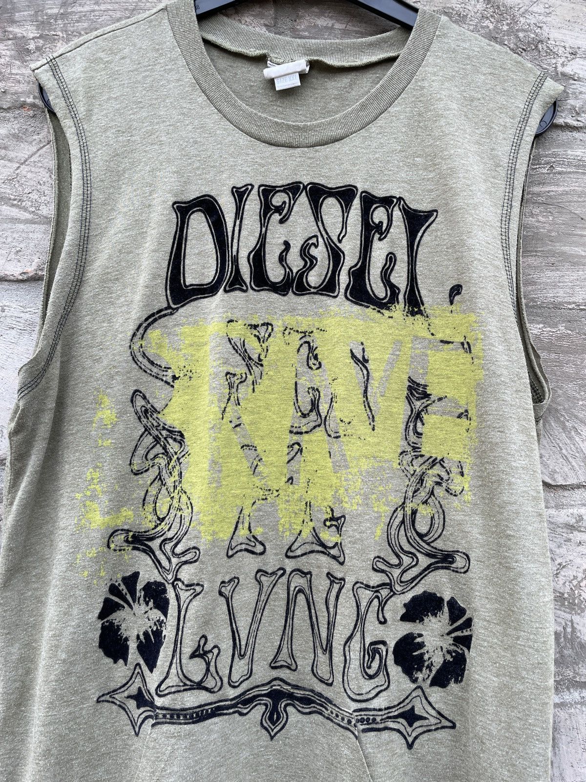 Diesel × Vintage Y2K Style Diesel Women’s Tank Top Size XXL / US 16-18 / IT 52-54 - 4 Thumbnail
