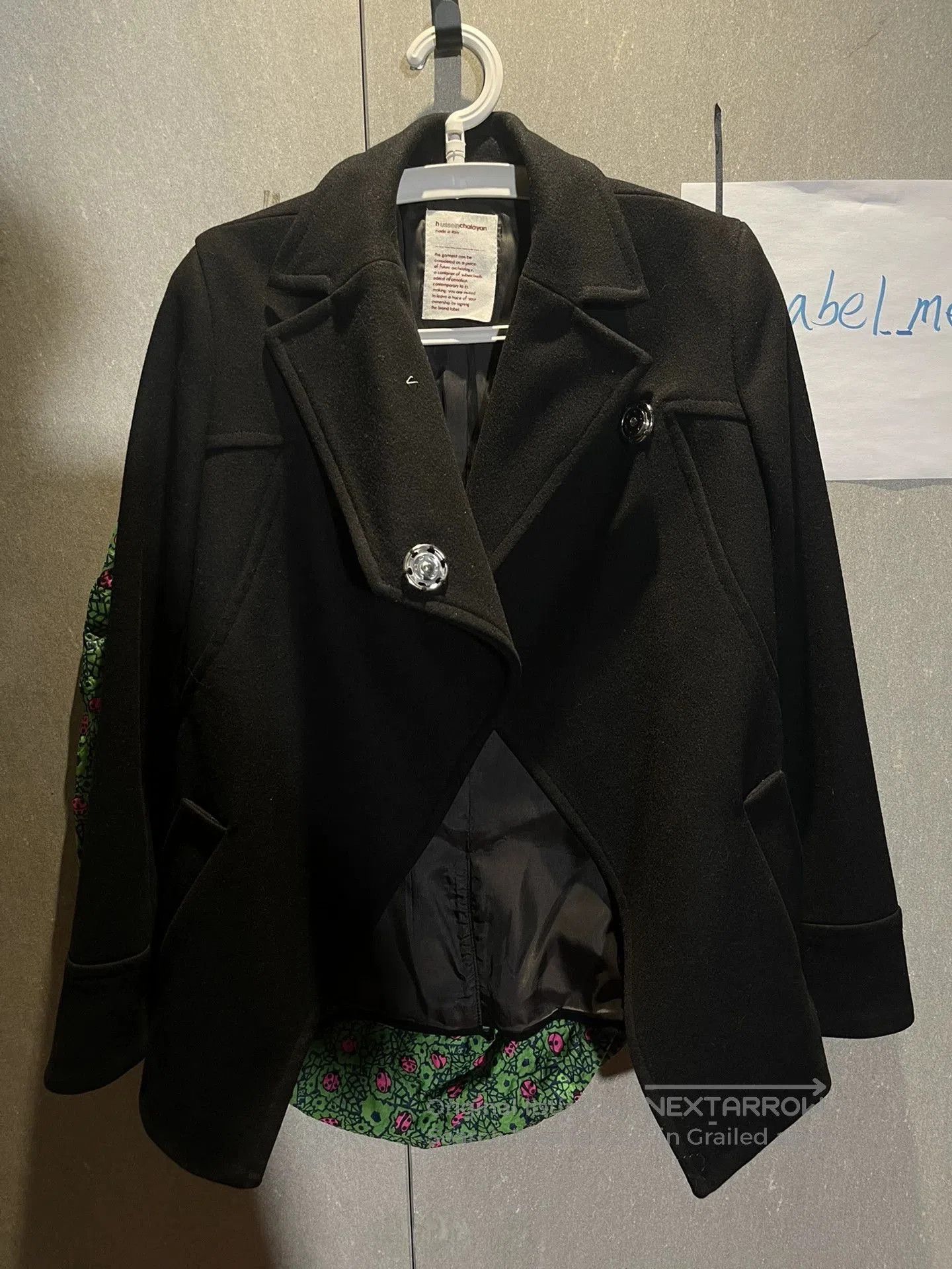 Hussein Chalayan stylish black blazer by hussein chalayan. Size US M / EU 48-50 / 2 - 2 Thumbnail