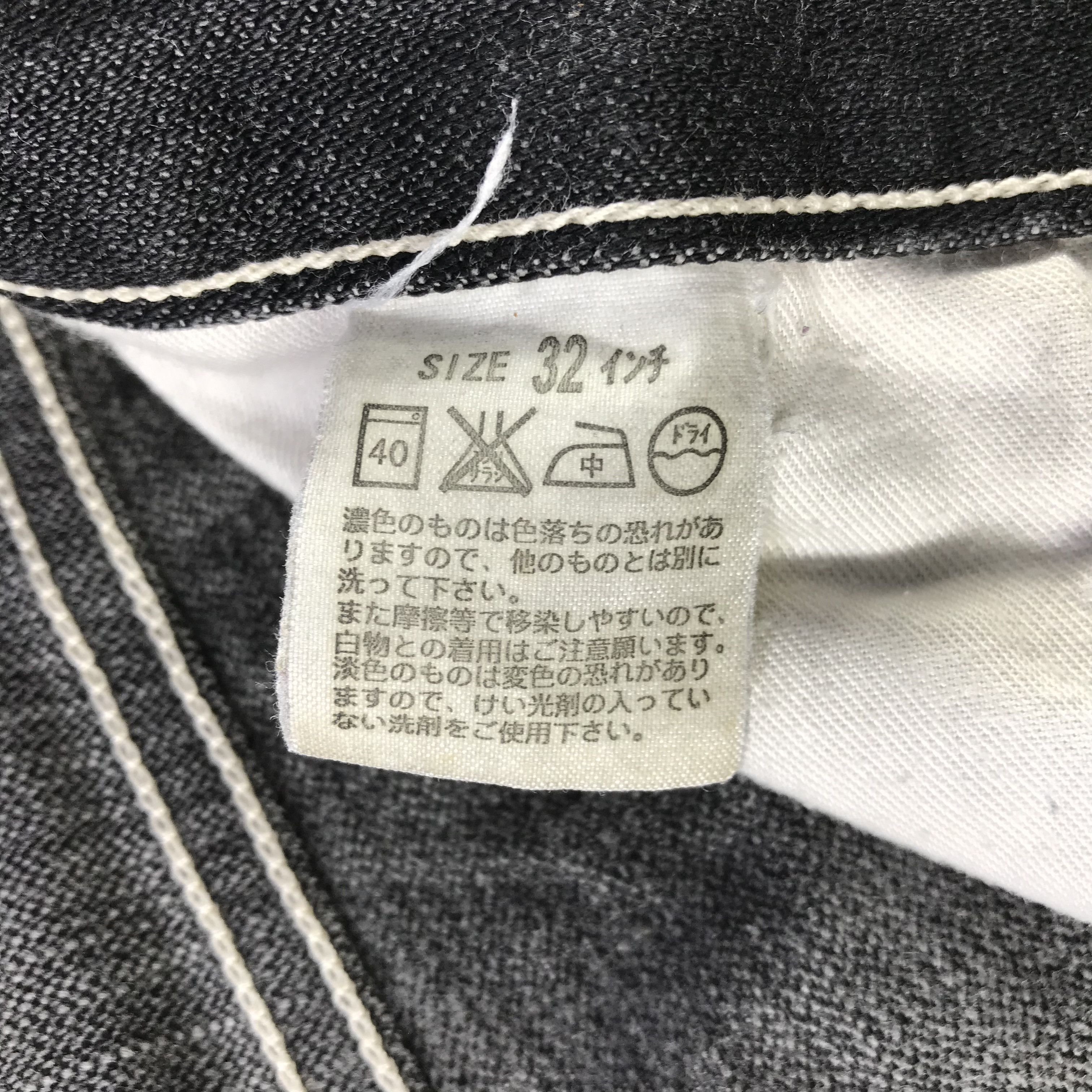 Levi's Distress Vintage Levis 504 Jeans Faded Black Denim KJ3350 Size US 32 / EU 48 - 11 Thumbnail