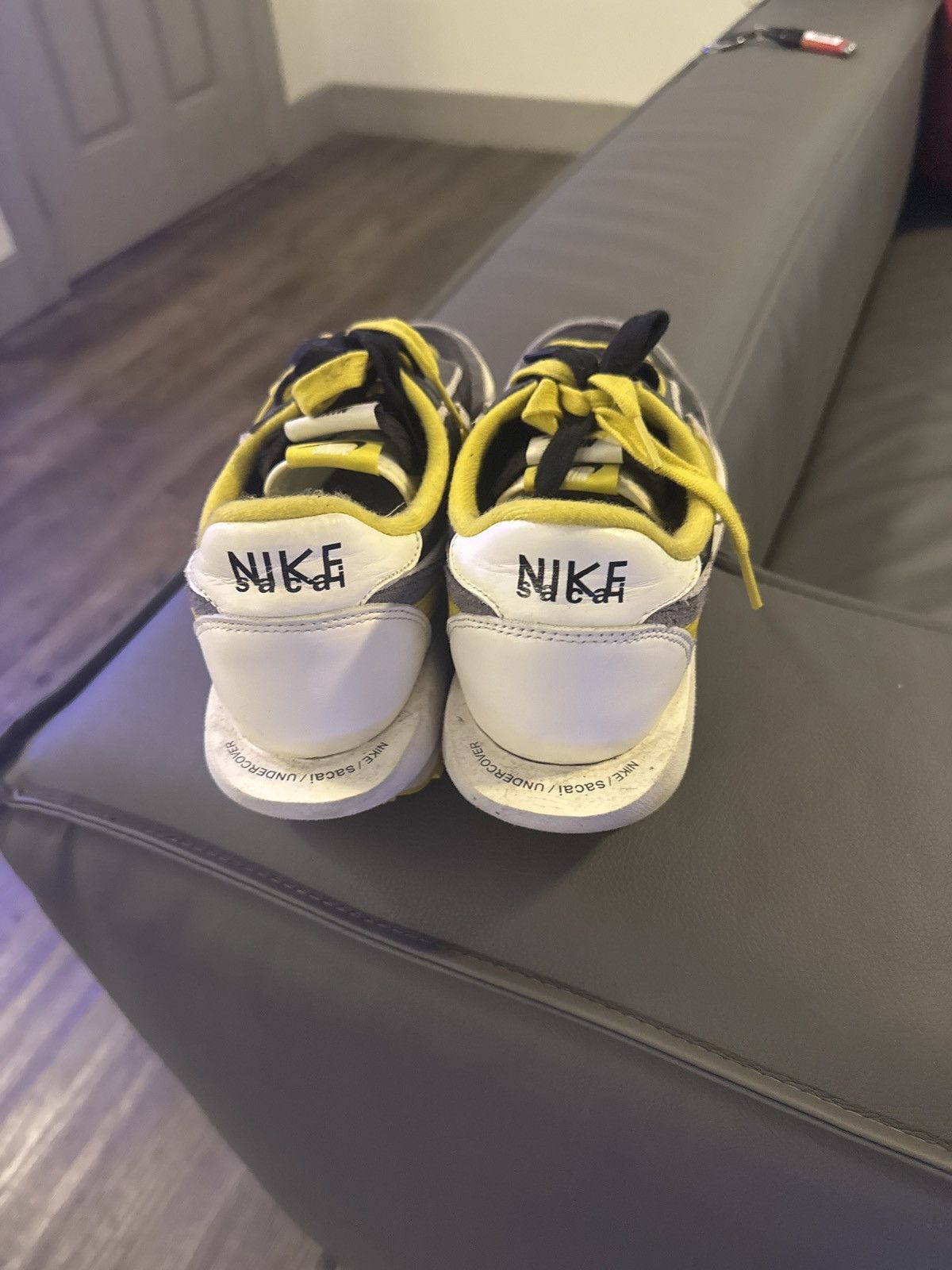 Nike Nike sacai x Undercover x LDWaffle 'Bright Citron' Size US 11 / EU 44 - 2 Thumbnail