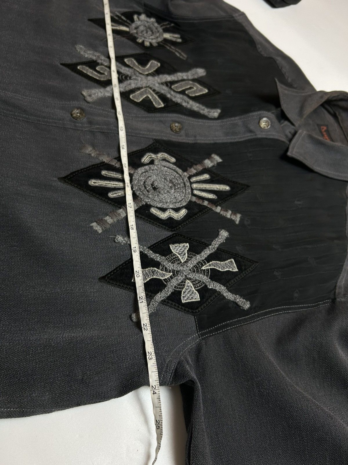 Japanese Brand SANTA FE BUTTON UP EMBROIDERY SHIRT Size US XL / EU 56 / 4 - 6 Thumbnail