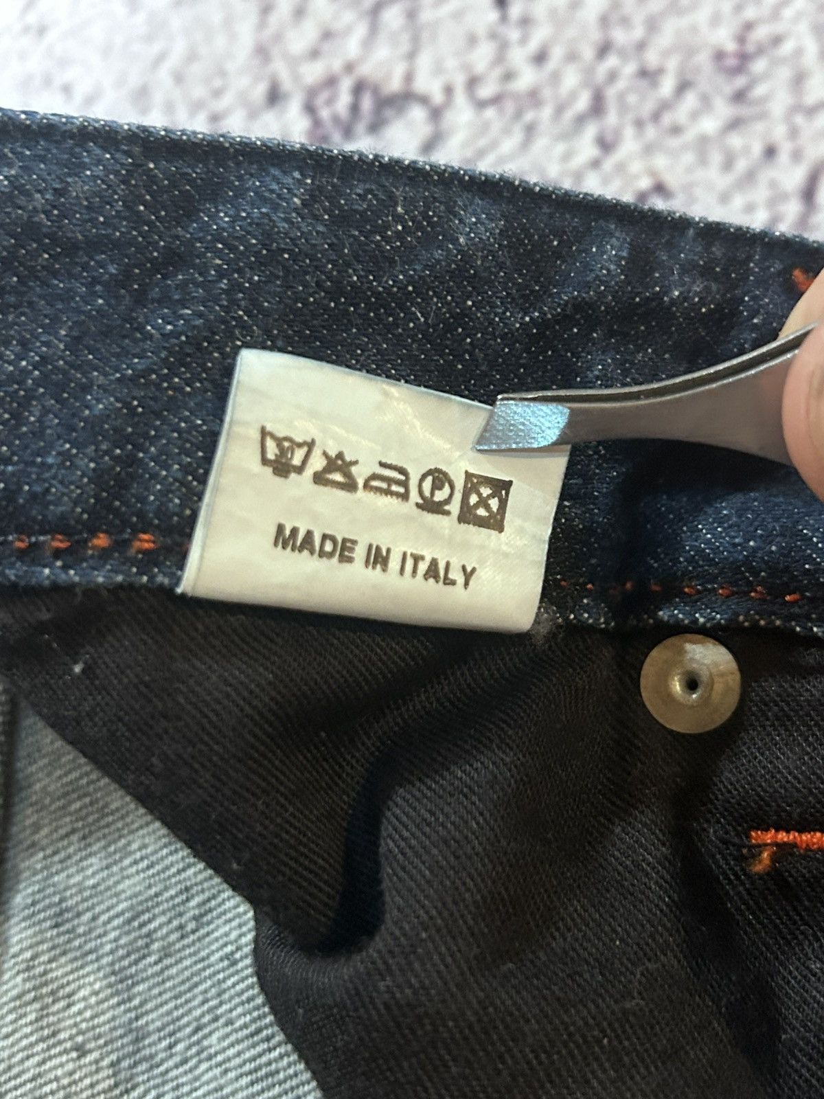 Raf by Raf Simons RAF by Raf Simons Jeans Yellow Patent Back Pockets Size US 32 / EU 48 - 9 Thumbnail
