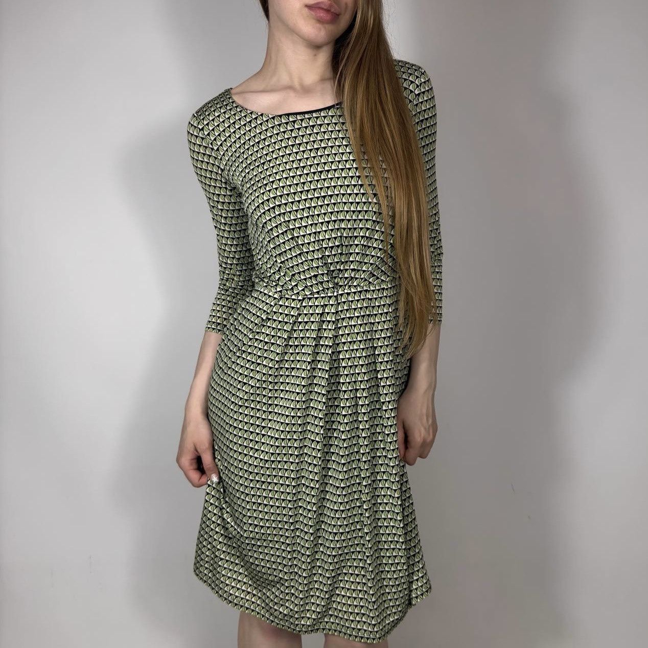 Max Mara Max Mara Studio Abstract Print Luxury Style Casual Dress Size M / US 6-8 / IT 42-44 - 1 Thumbnail