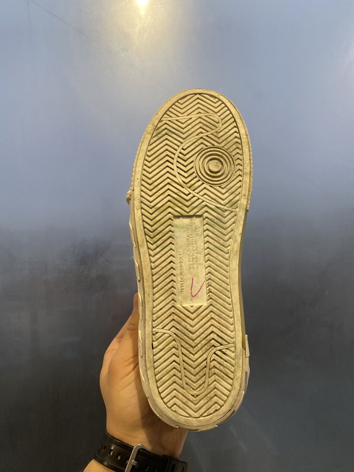 Off-White Off-White Vulc Low Leather White Size 41 Size US 7.5 / EU 40-41 - 4 Thumbnail