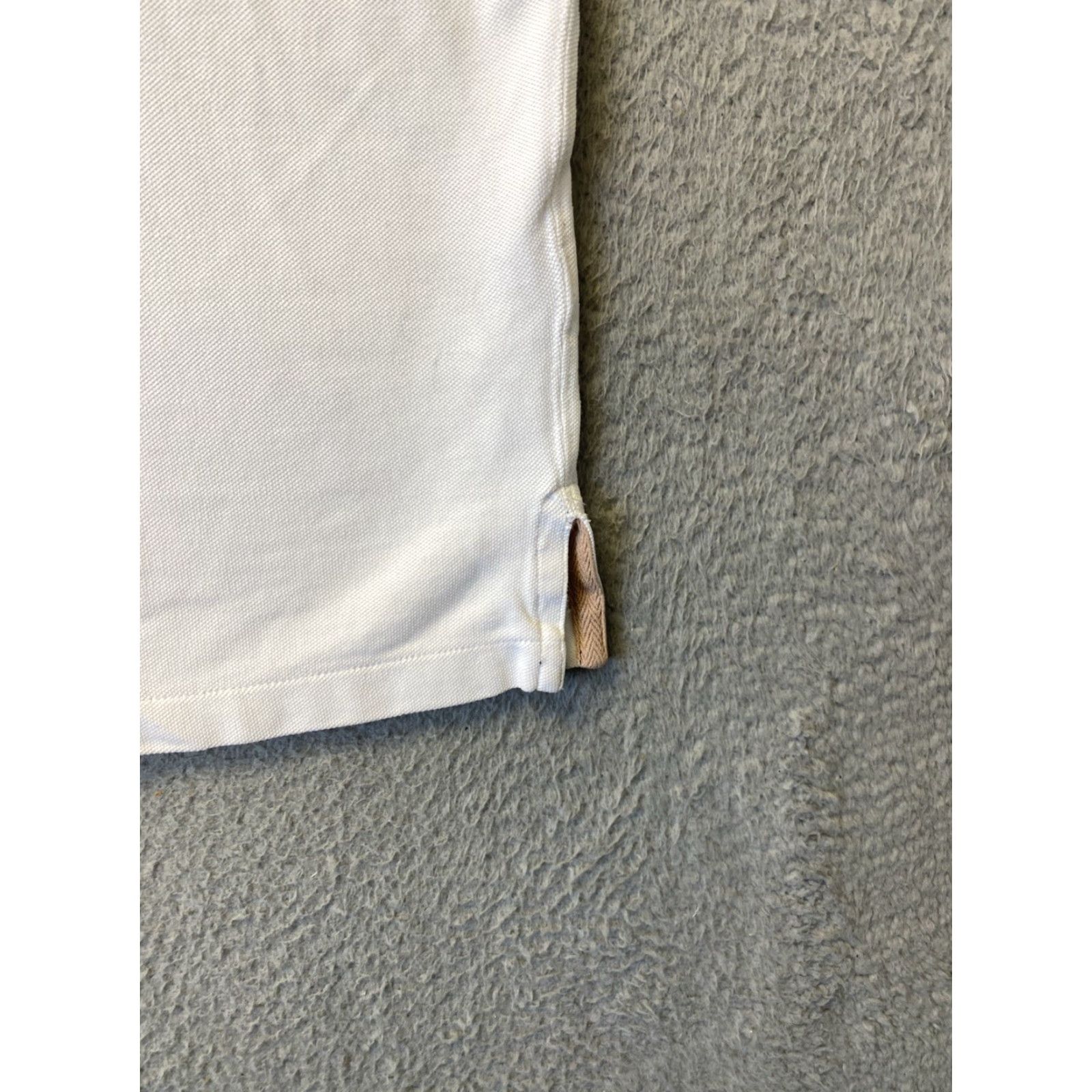 Ralph Lauren VINTAGE Ralph Lauren Polo Shirt XL White Solid Short Sleeve Mens Size US XL / EU 56 / 4 - 7 Thumbnail