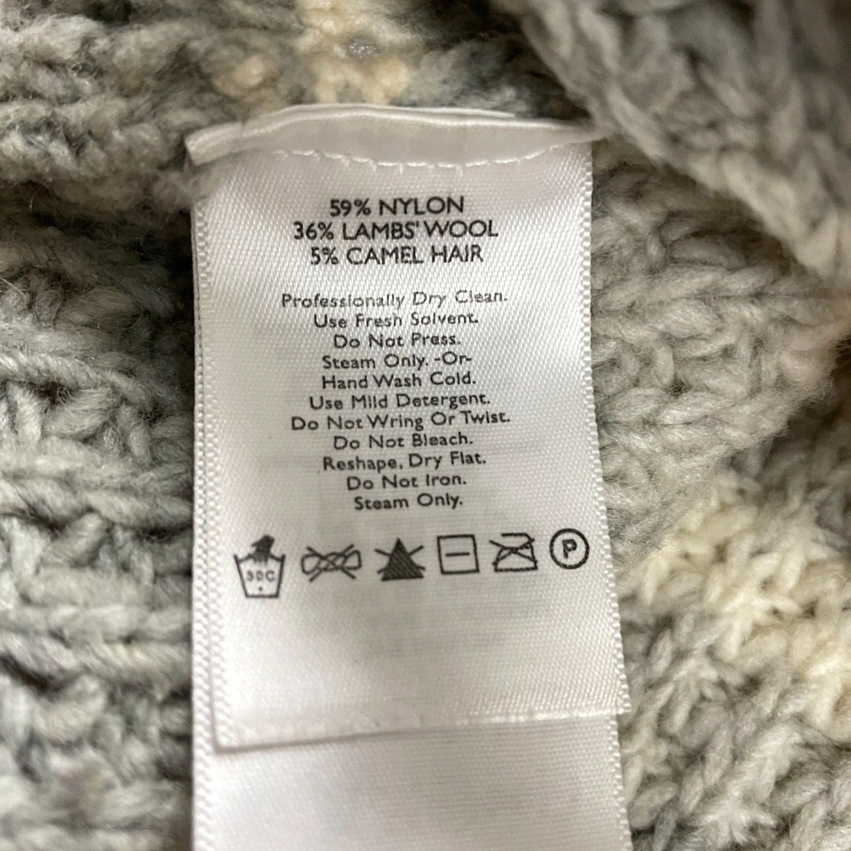 Eddie Bauer VINTAGE Eddie Bauer Chunky Knit Sweater Shirt Womens XS Beige 1/4 Zip Wool Camel Hair Pullover Winter Size XS / US 0-2 / IT 36-38 - 4 Thumbnail