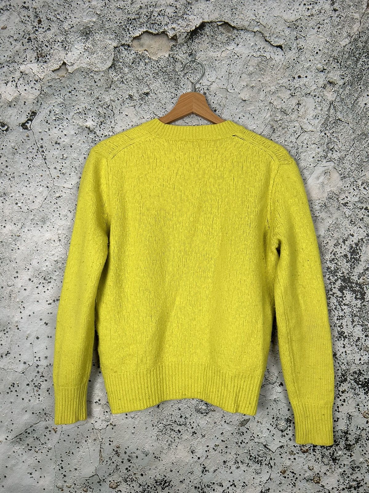 Acne Studios × Designer Acne Studios Peele Wool and Cashmere Yellow Knit Sweater Size US XS / EU 42 / 0 - 4 Thumbnail