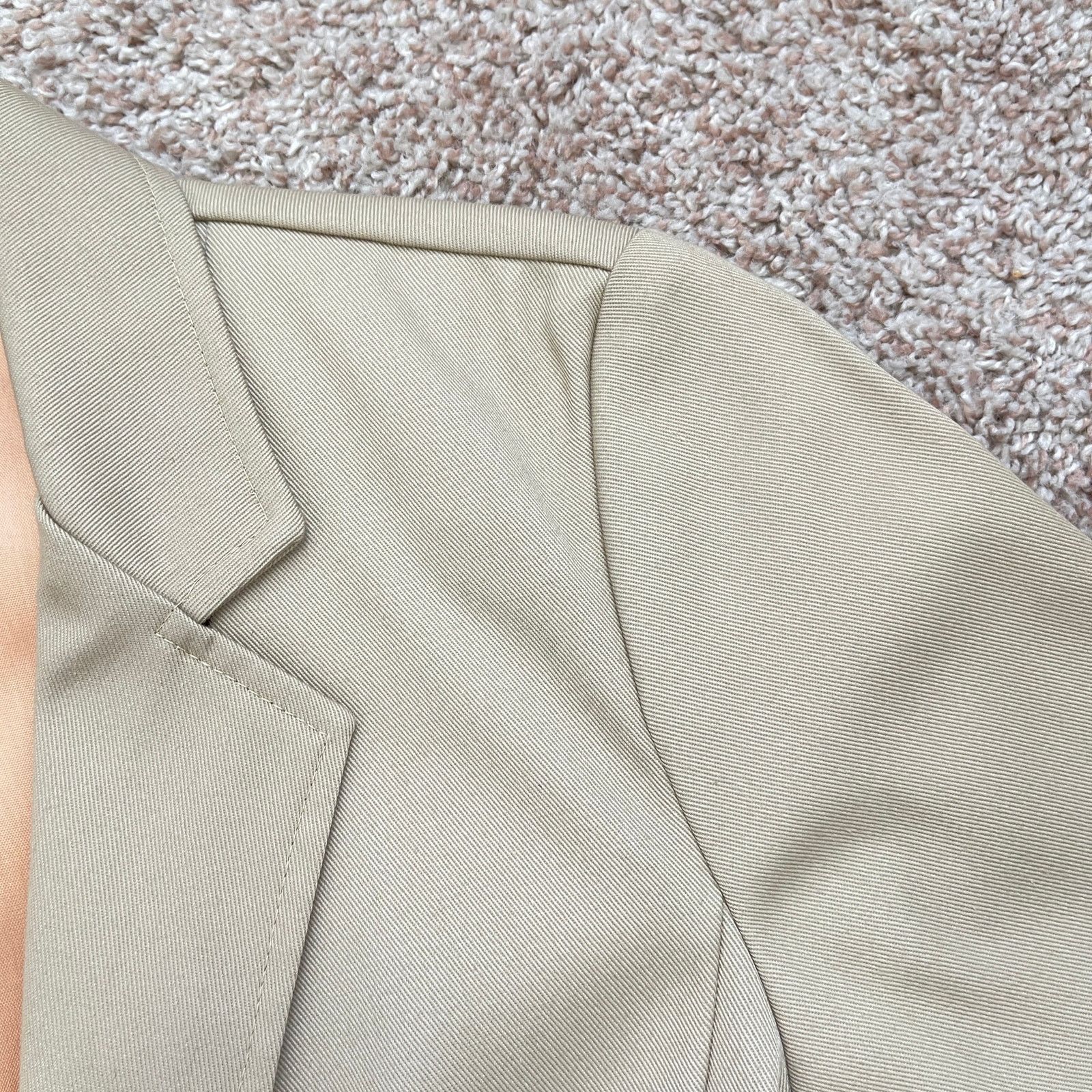 Vintage VTG 70’s Russ Petites Khaki Jacket Knee Length Skirt Set 4 Size S / US 4 / IT 40 - 10 Thumbnail