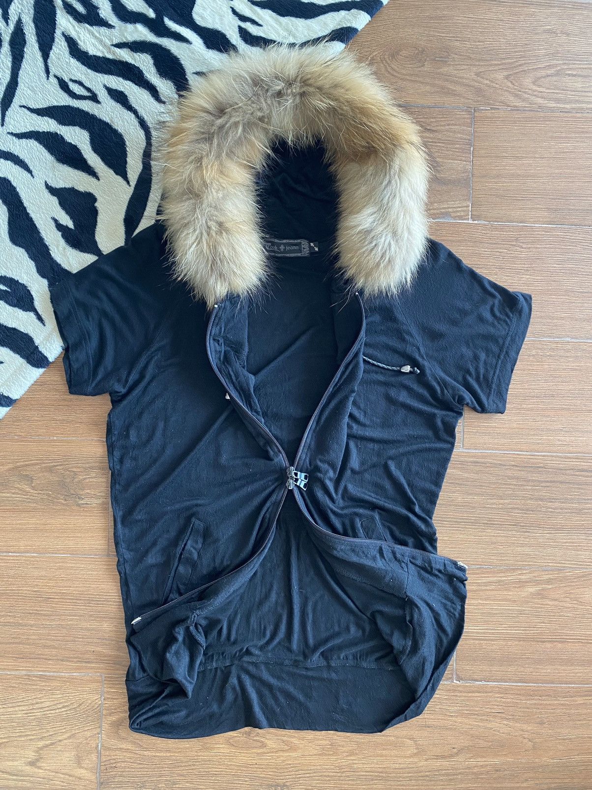 Hysteric Glamour Japanese poem Faux Fur Hoodie Chrome Hearts styled Size US L / EU 52-54 / 3 - 1 Thumbnail