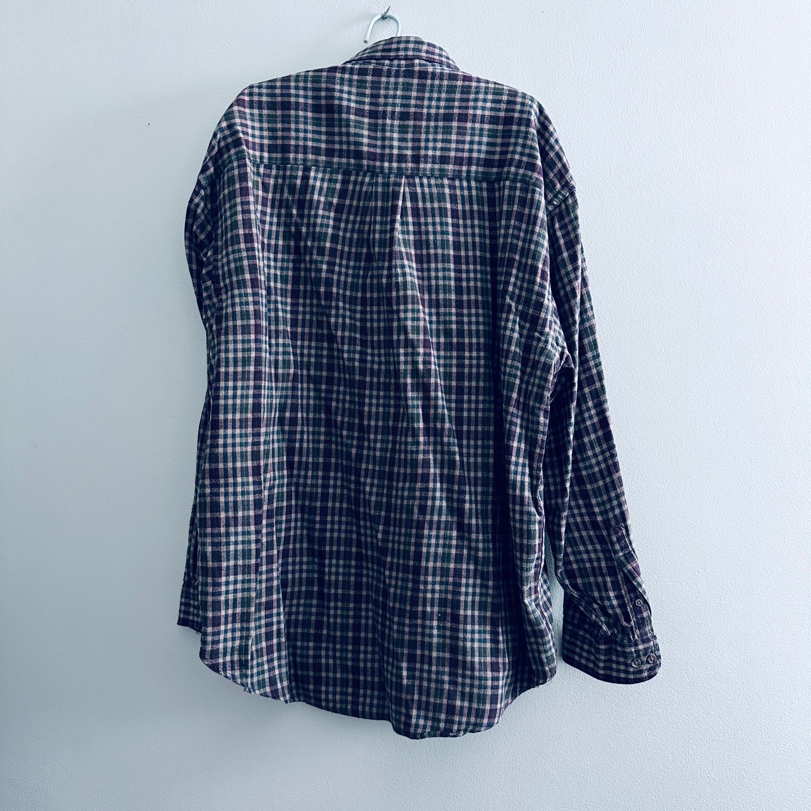Van Heusen Van Heusen green plaid flannel button down Size US L / EU 52-54 / 3 - 3 Thumbnail