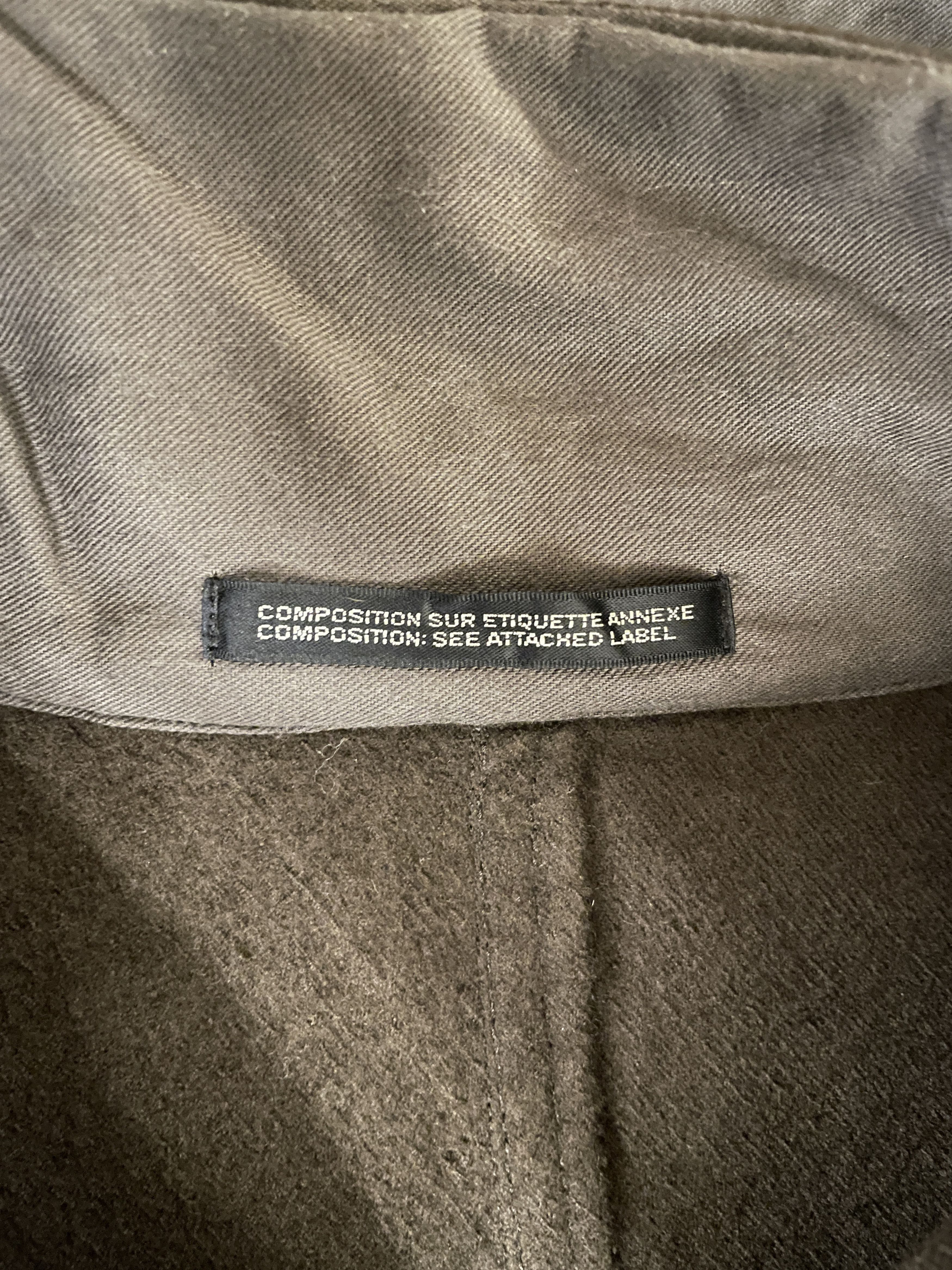 Yohji Yamamoto $2935 2023 Yohji Yamamoto R-Milling Mods Coat Size US L / EU 52-54 / 3 - 6 Thumbnail