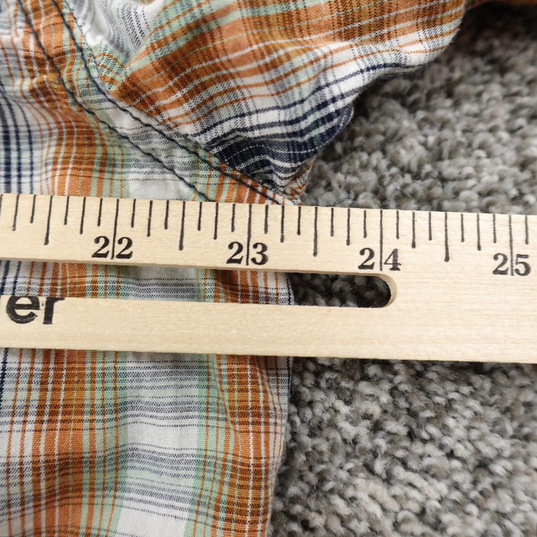 Vintage Cinch Shirt Mens Large Plaid Sawtooth Western Pearl Snap Up Cowboy Rodeo Ranch Size US L / EU 52-54 / 3 - 7 Thumbnail
